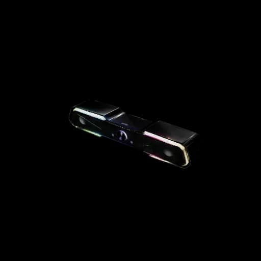 로이체 2채널 멀티미디어 RGB 레인보우 LED 게이밍 사운드바 스피커