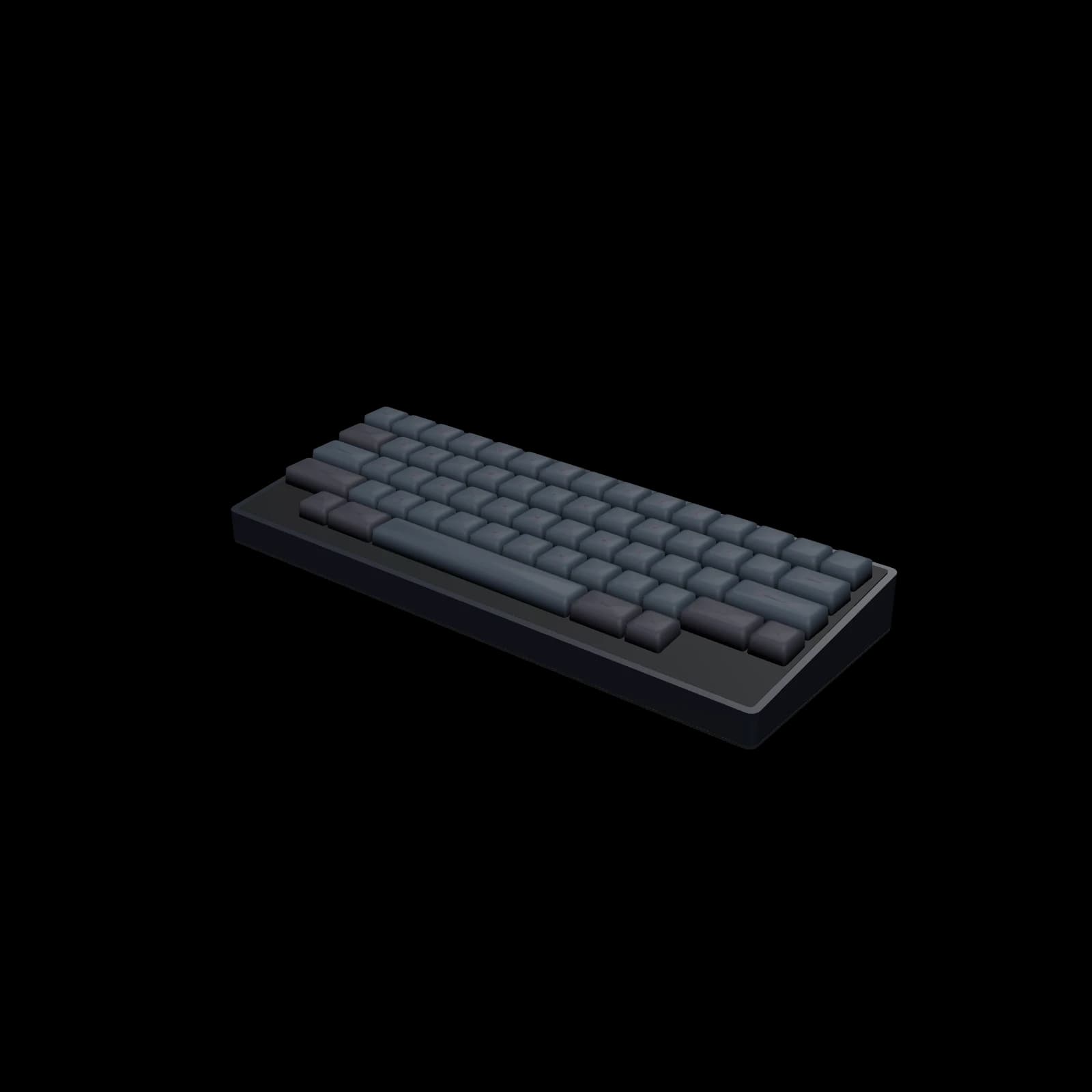 PFU HHKB Professional HYBRID Type-S 3D 렌더