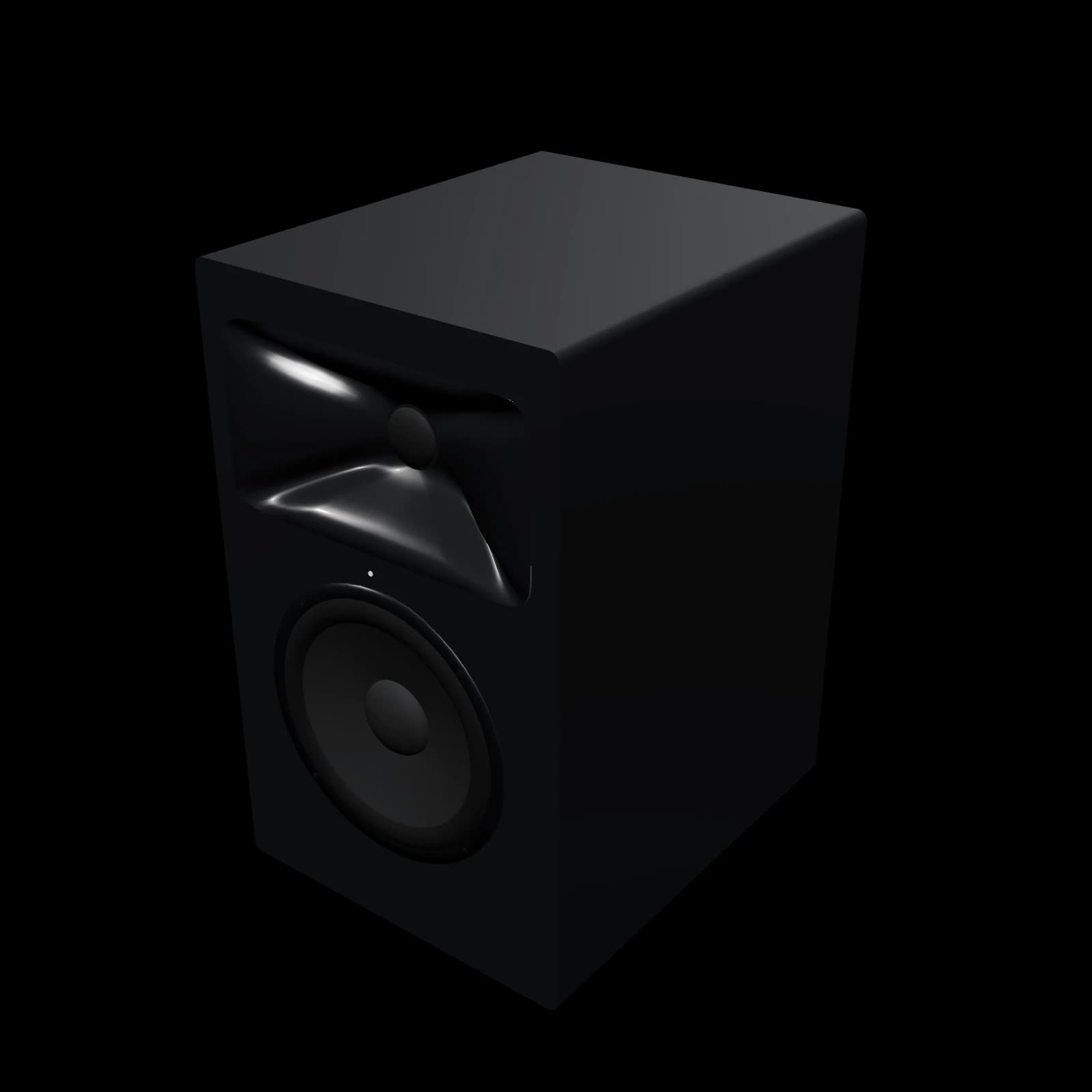 JBL Professional 305P MkII 3D 렌더
