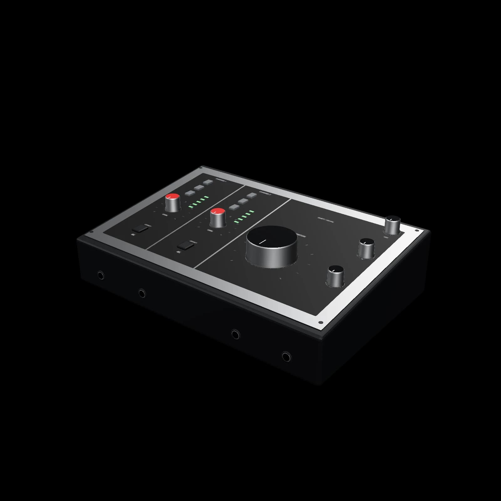 Solid State Logic SSL 2+ MKII 3D 렌더