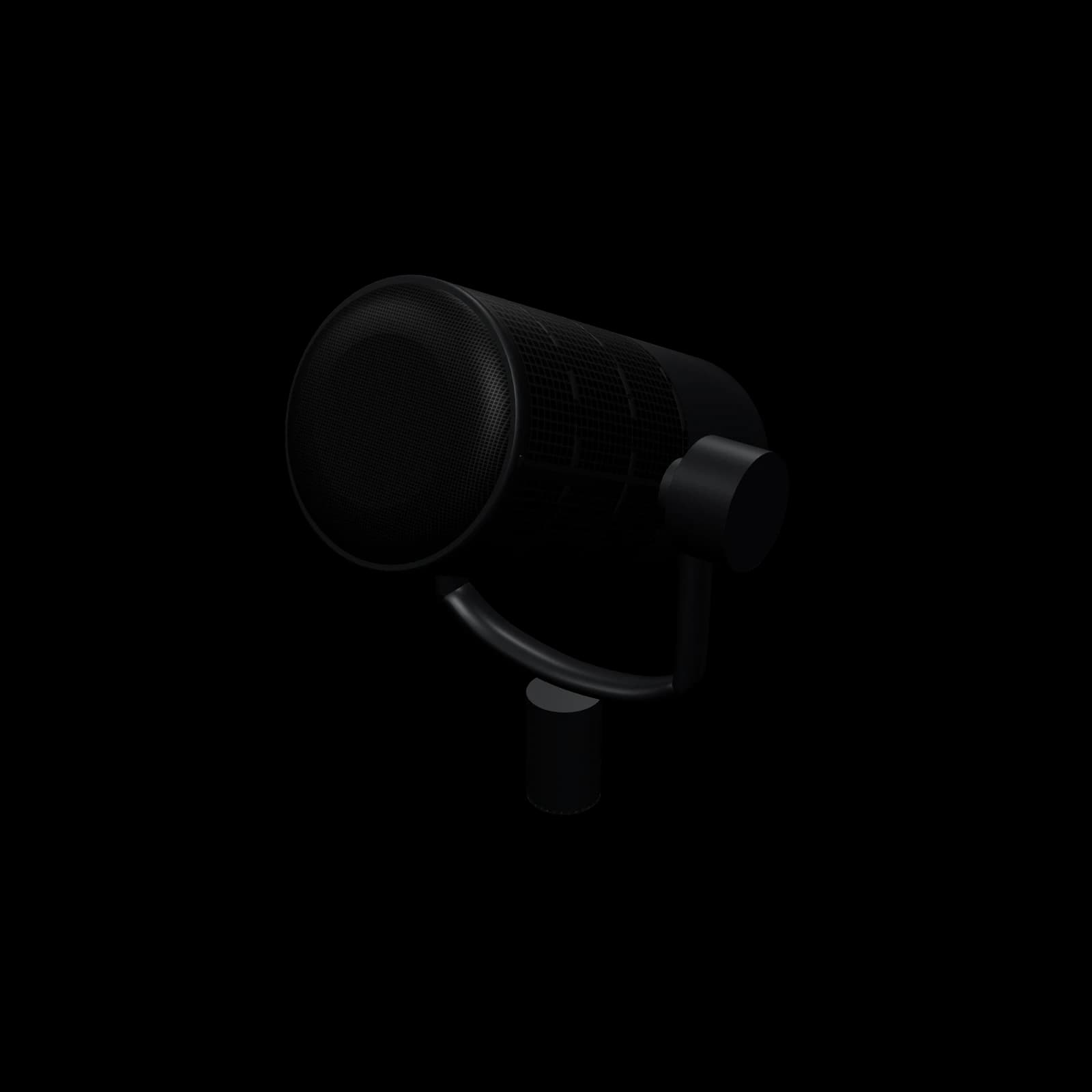RØDE PodMic USB 3D 렌더