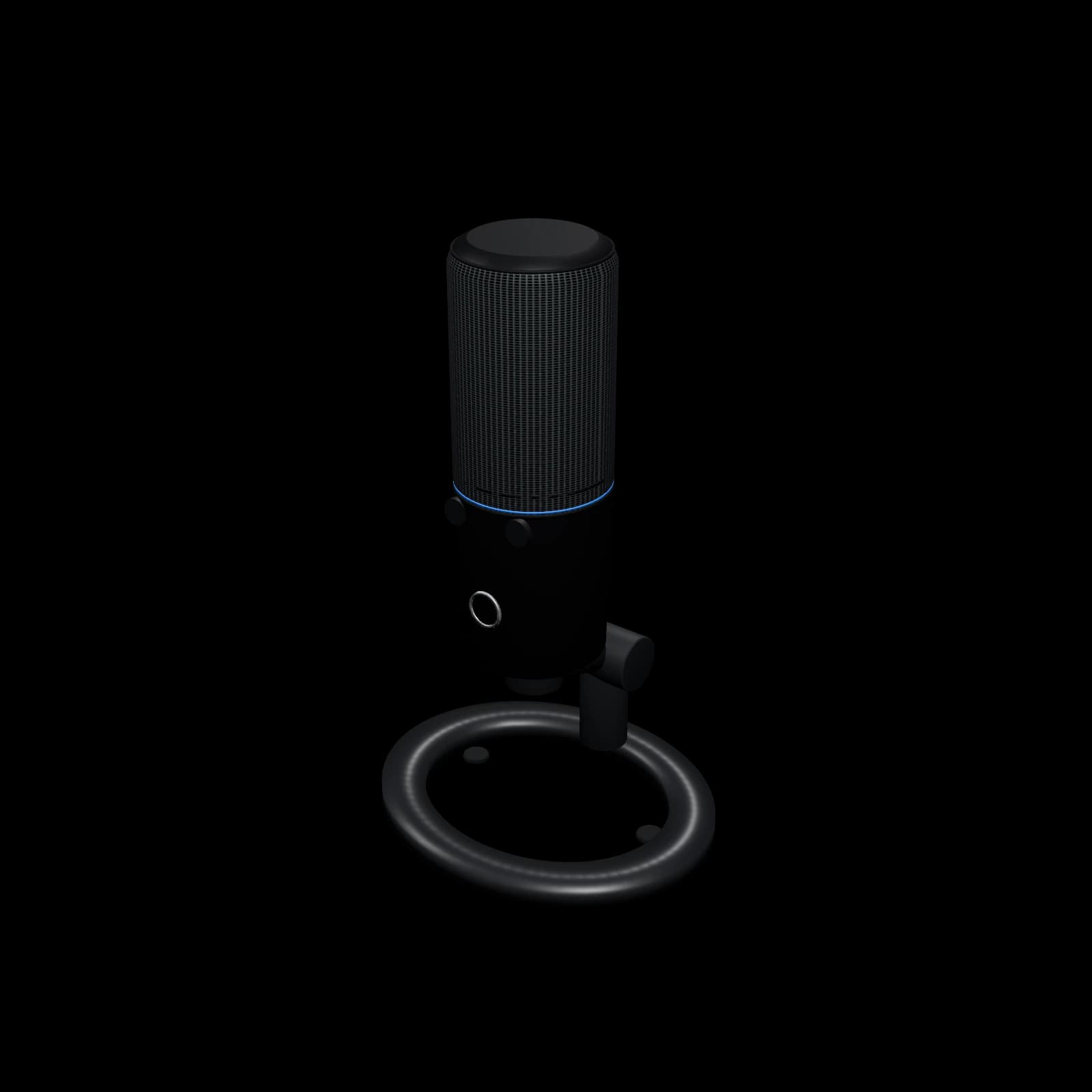 Audio-Technica AT2020USB-X 3D 렌더