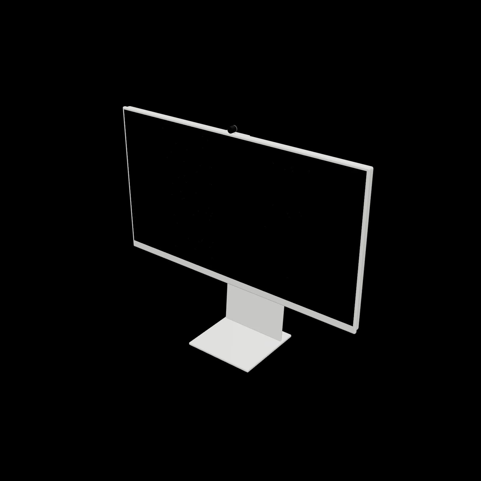 Samsung Smart Monitor M8 M80D 32 3D 렌더