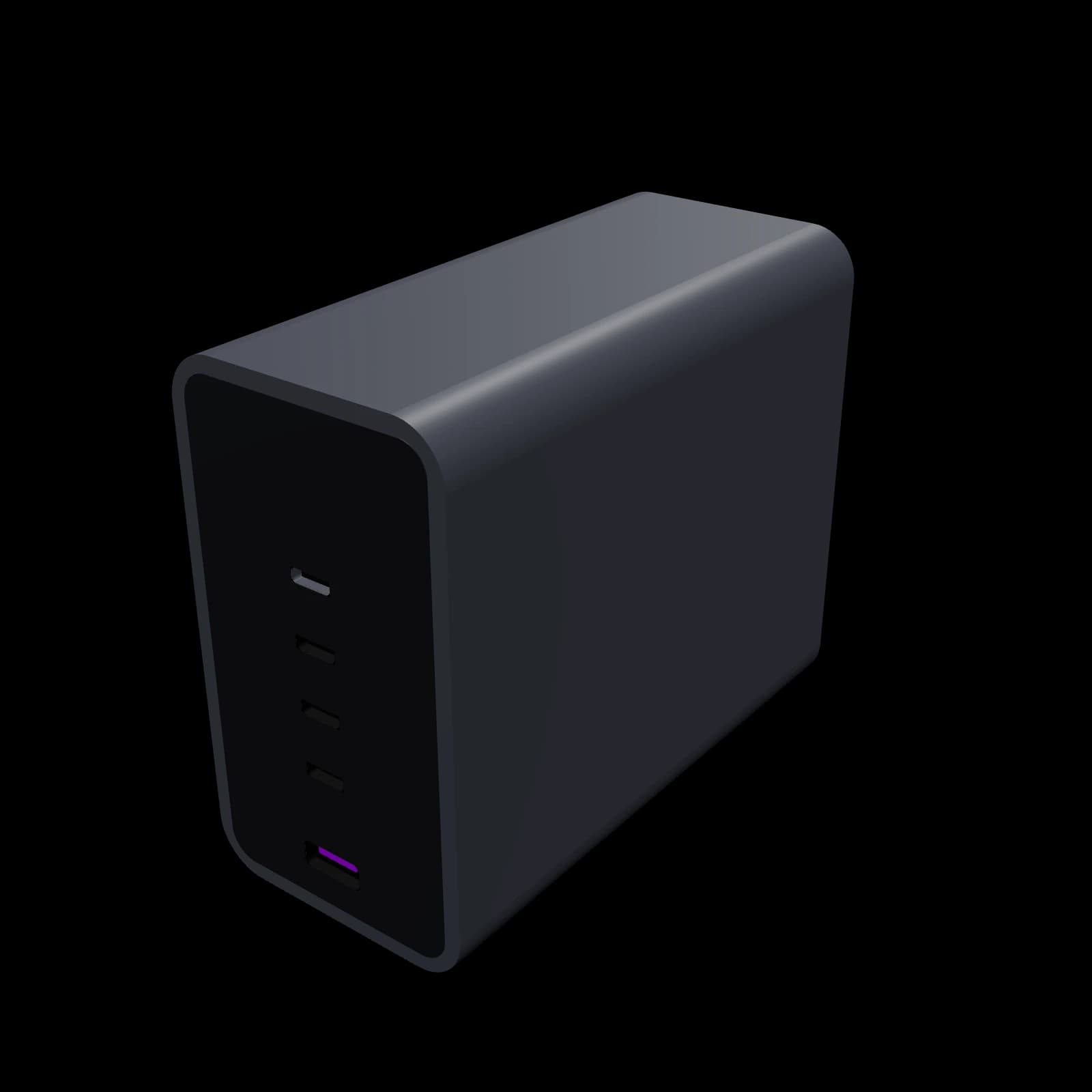 UGREEN Nexode 300W 5-Port Desktop Charger 3D 렌더
