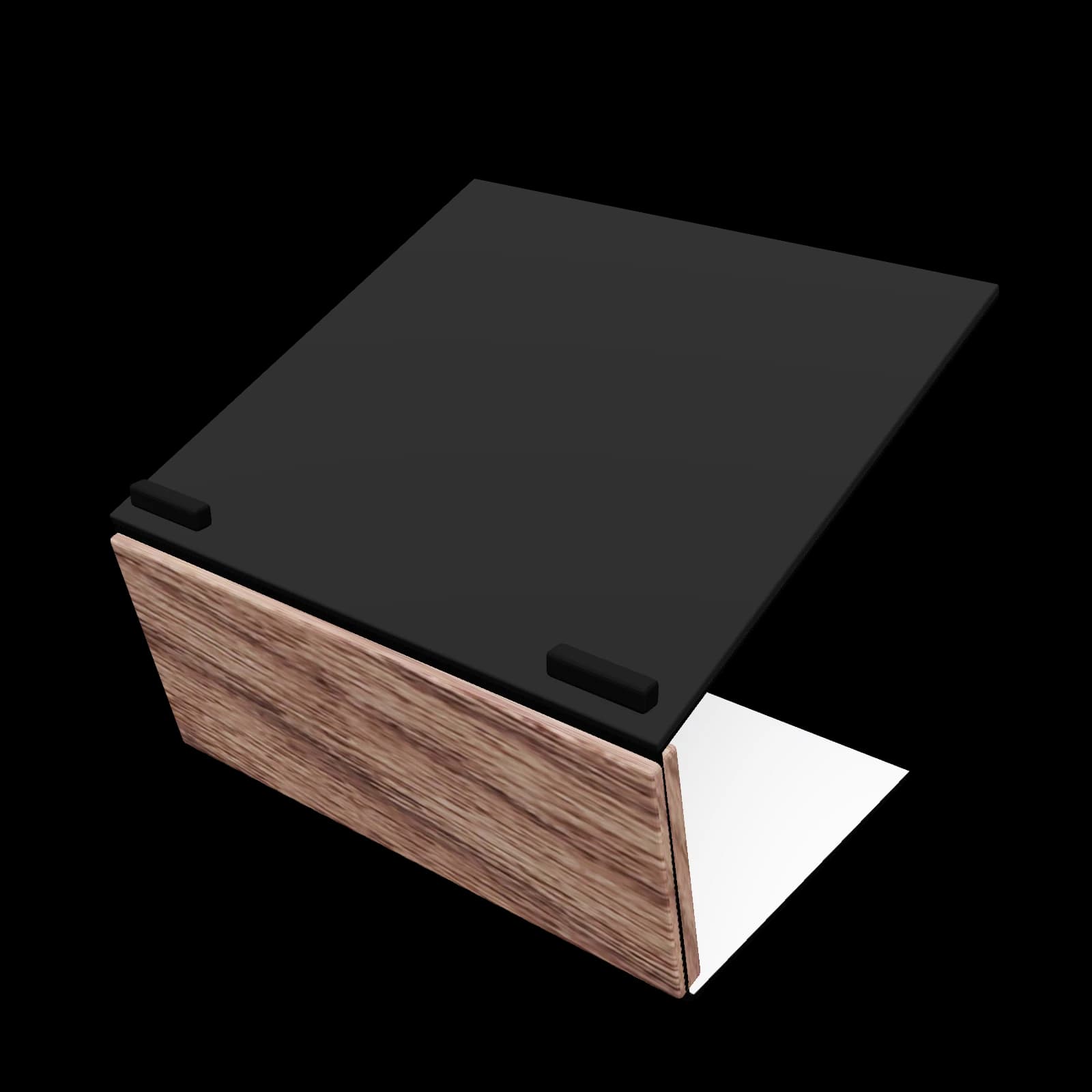 Grovemade Wood Laptop Riser 3D 렌더