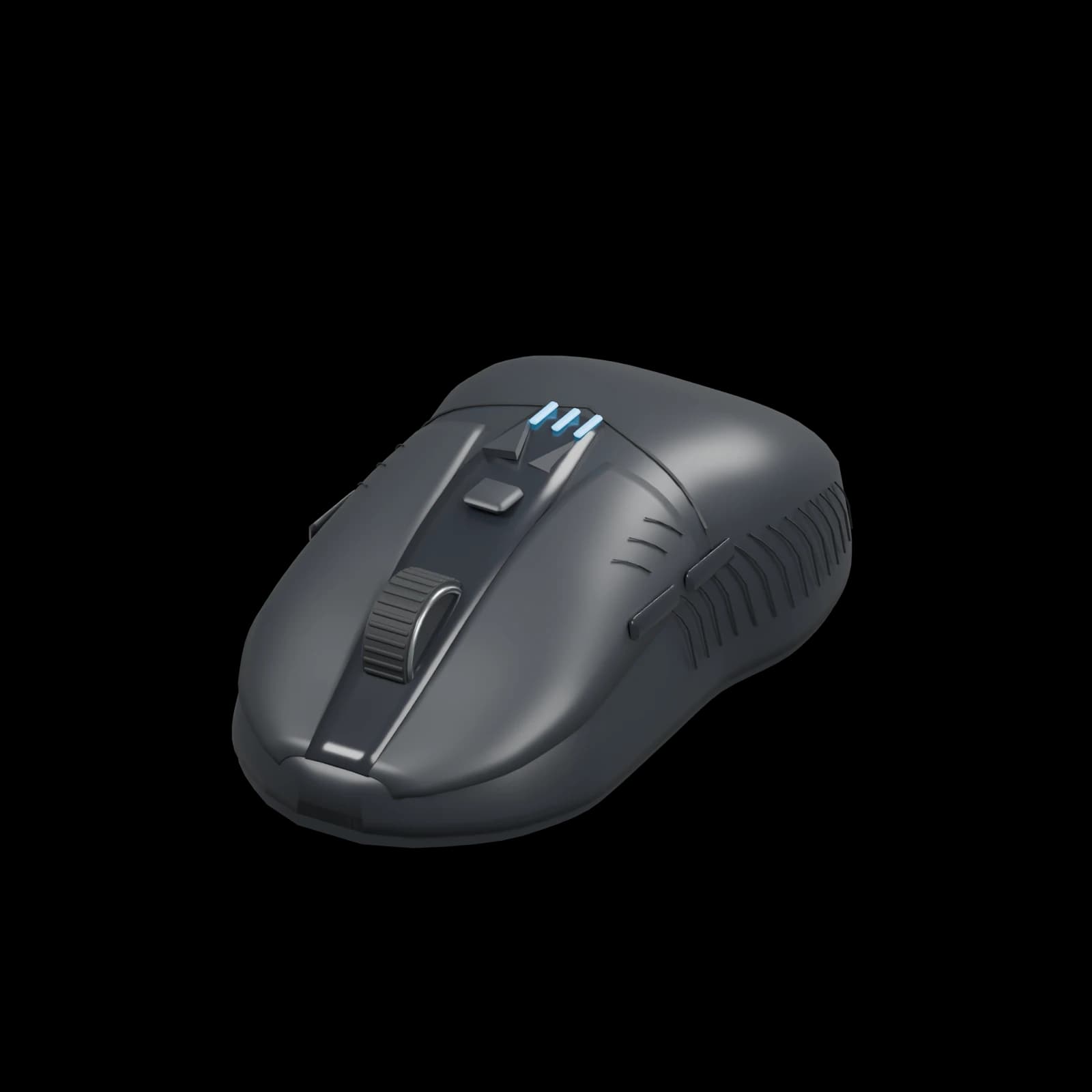 로지텍 G903 HERO WIRELESS · 사진 기반 재현 3D 렌더
