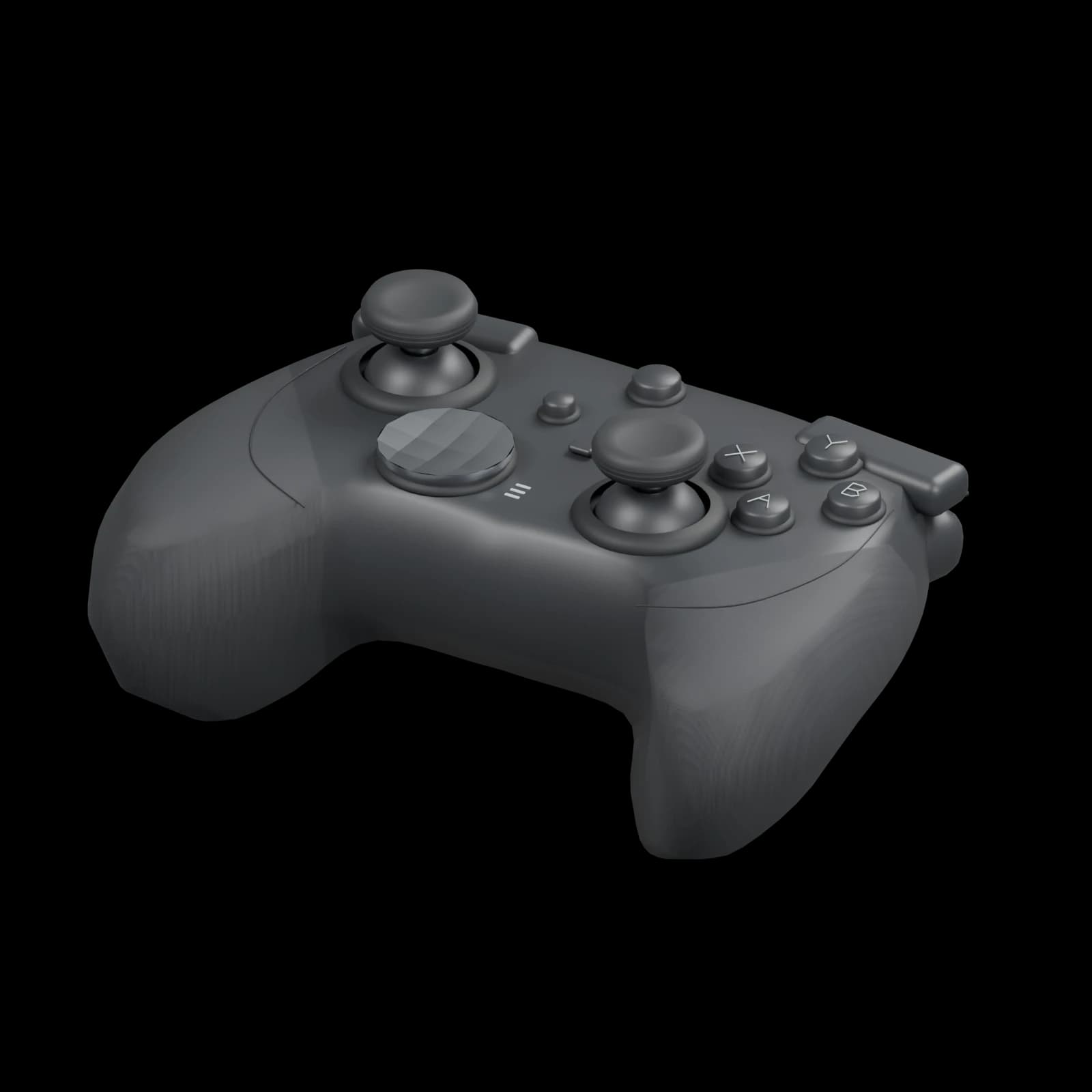 XBOX 엘리트 무선 컨트롤러 시리즈 2 · 사진 기반 재현 3D 렌더