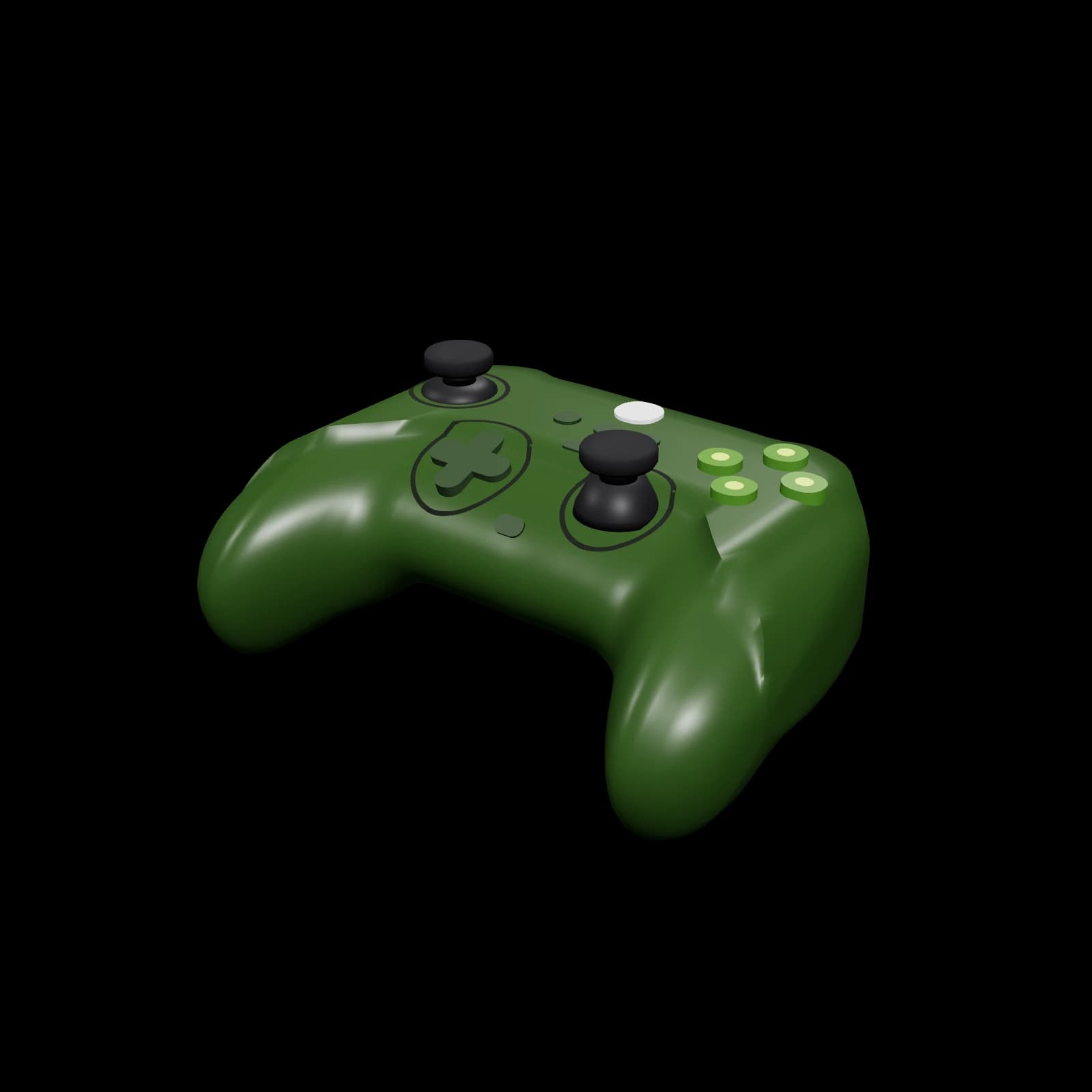 8BitDo Ultimate 3-mode Controller for Xbox 3D 렌더