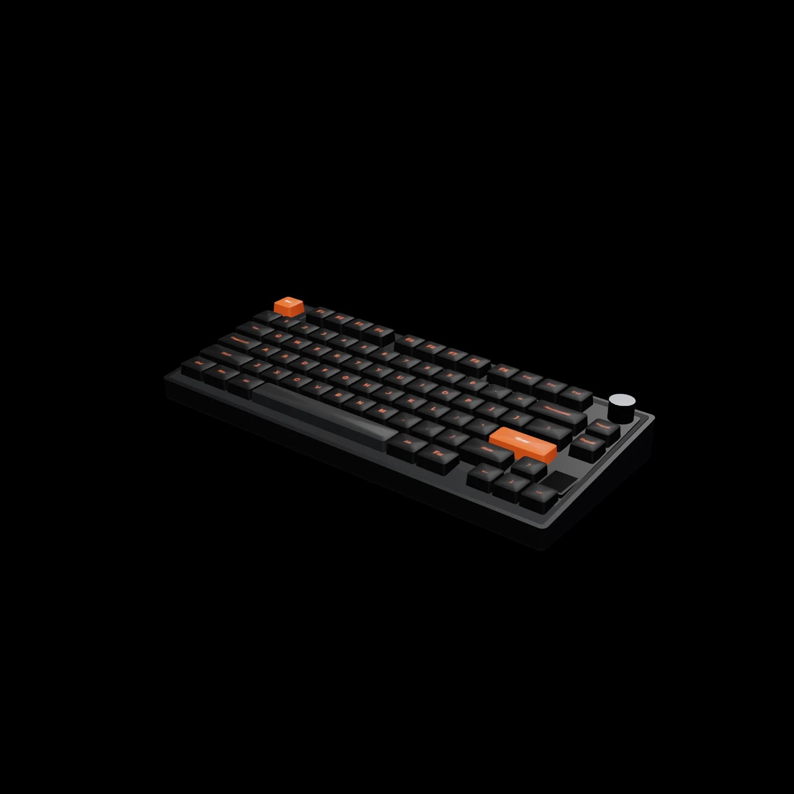EPOMAKER TH80 V2 Pro 3D 렌더