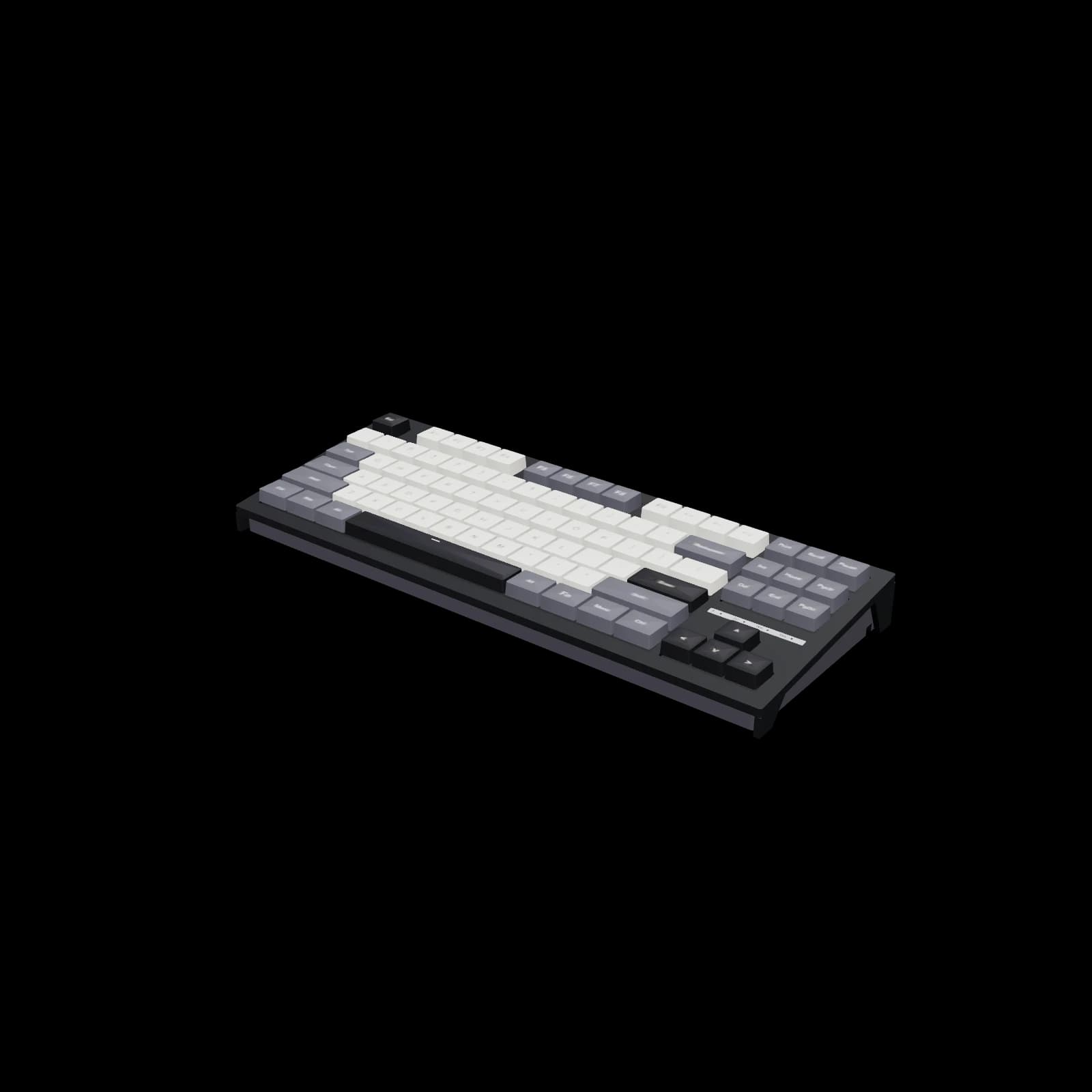 Royal Kludge C87 3D 렌더