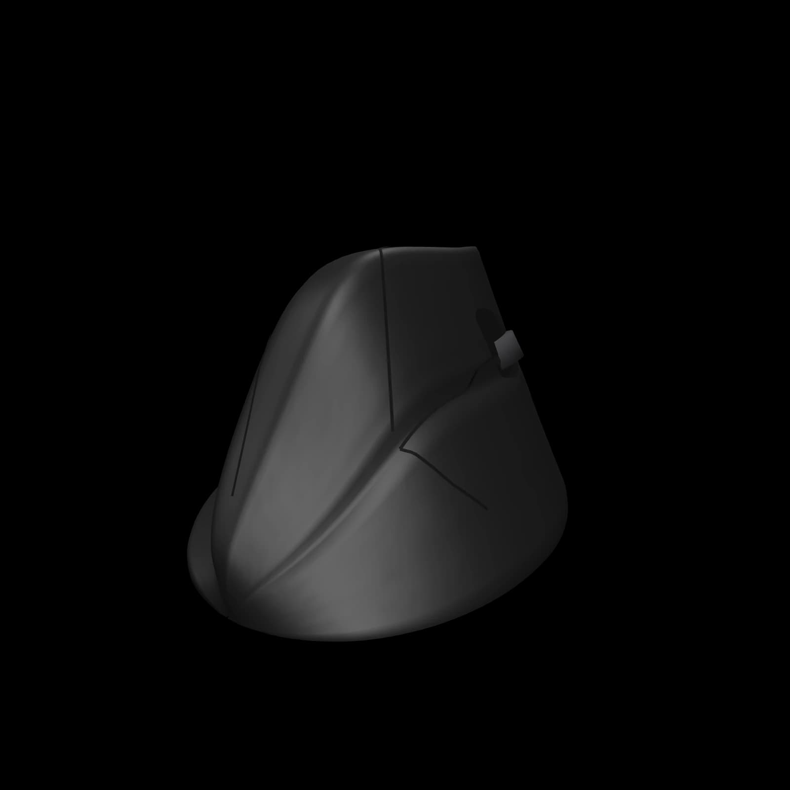 Keychron M5 Wireless Ergonomic Mouse 3D 렌더