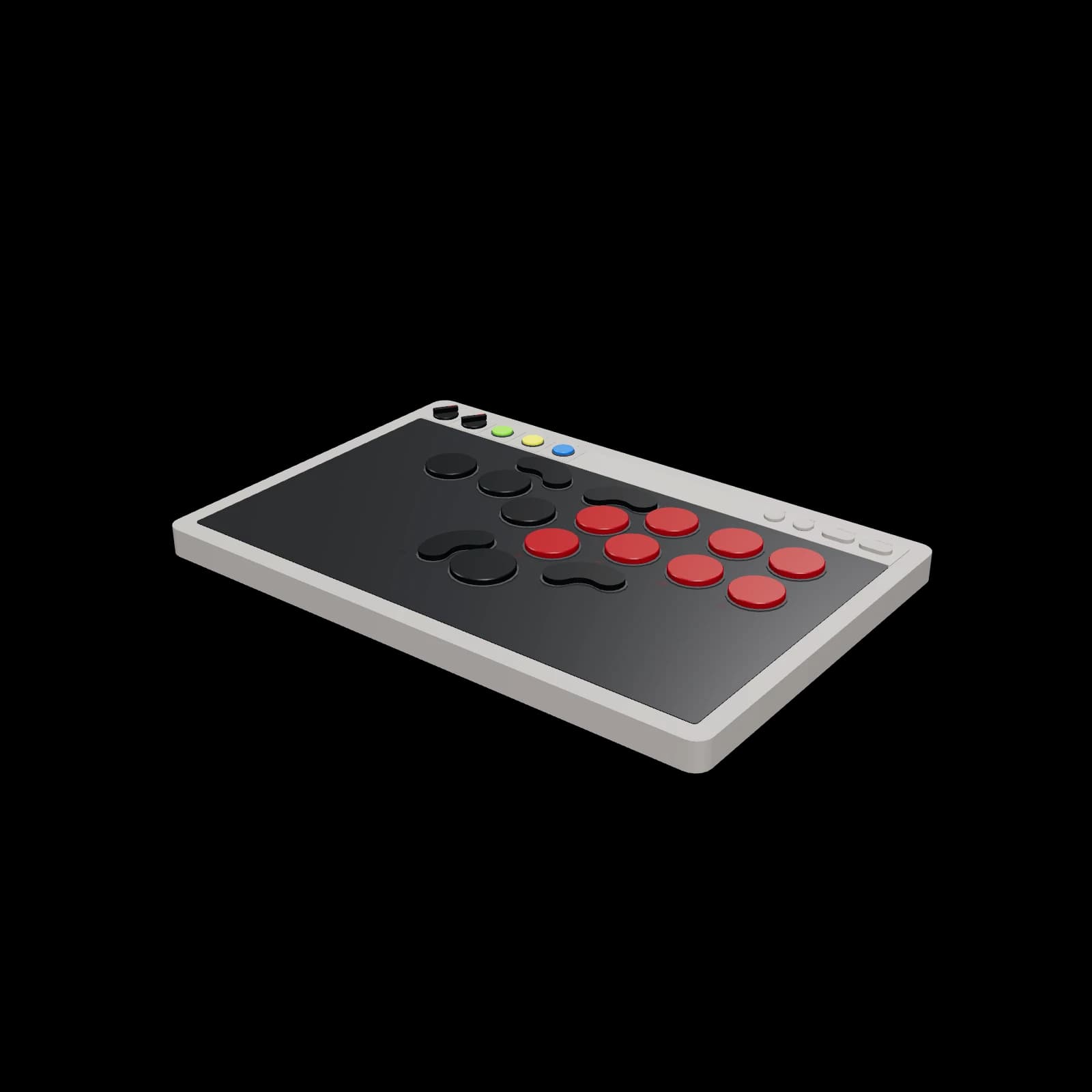 8BitDo Arcade Controller 3D 렌더