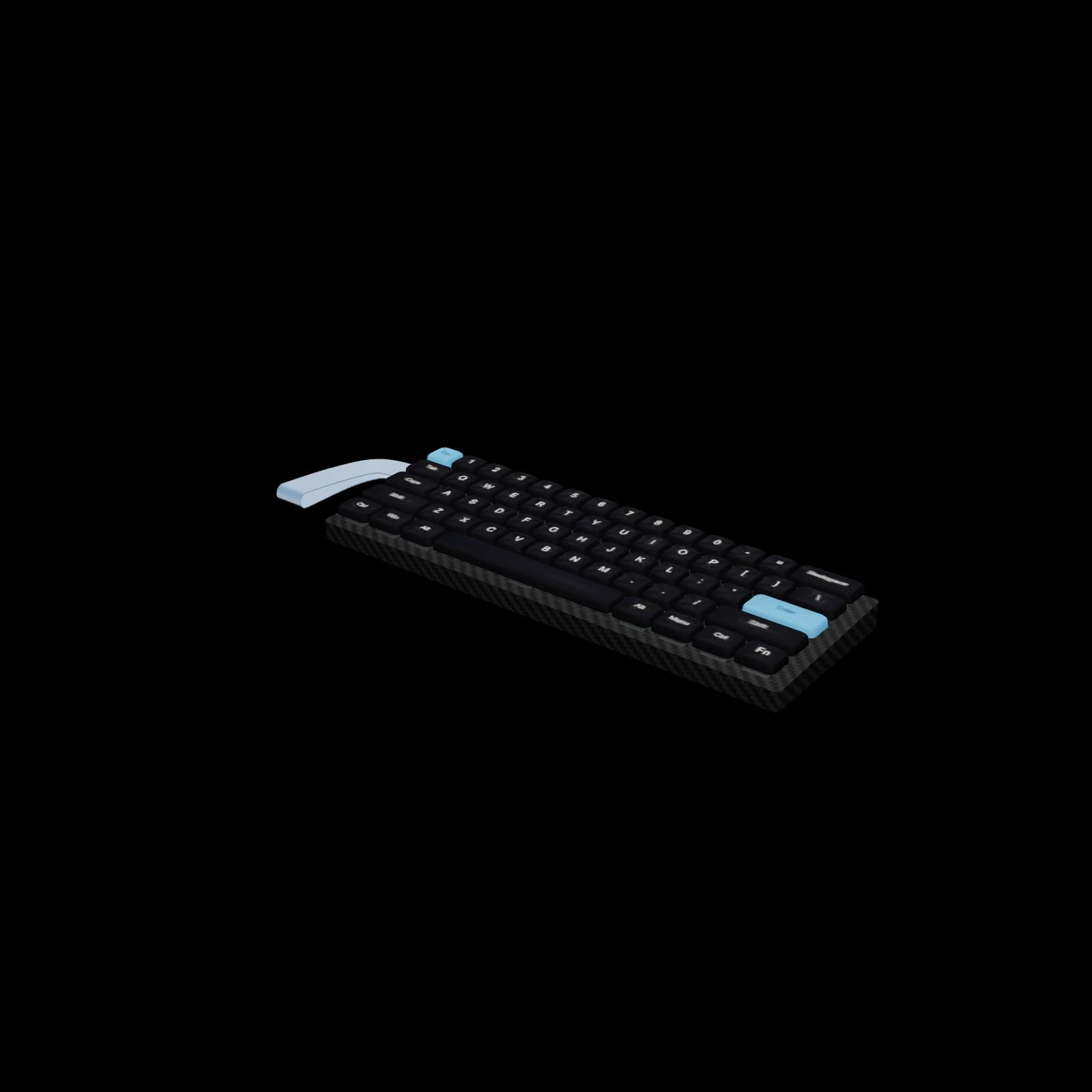 EPOMAKER Carbon60 3D 렌더