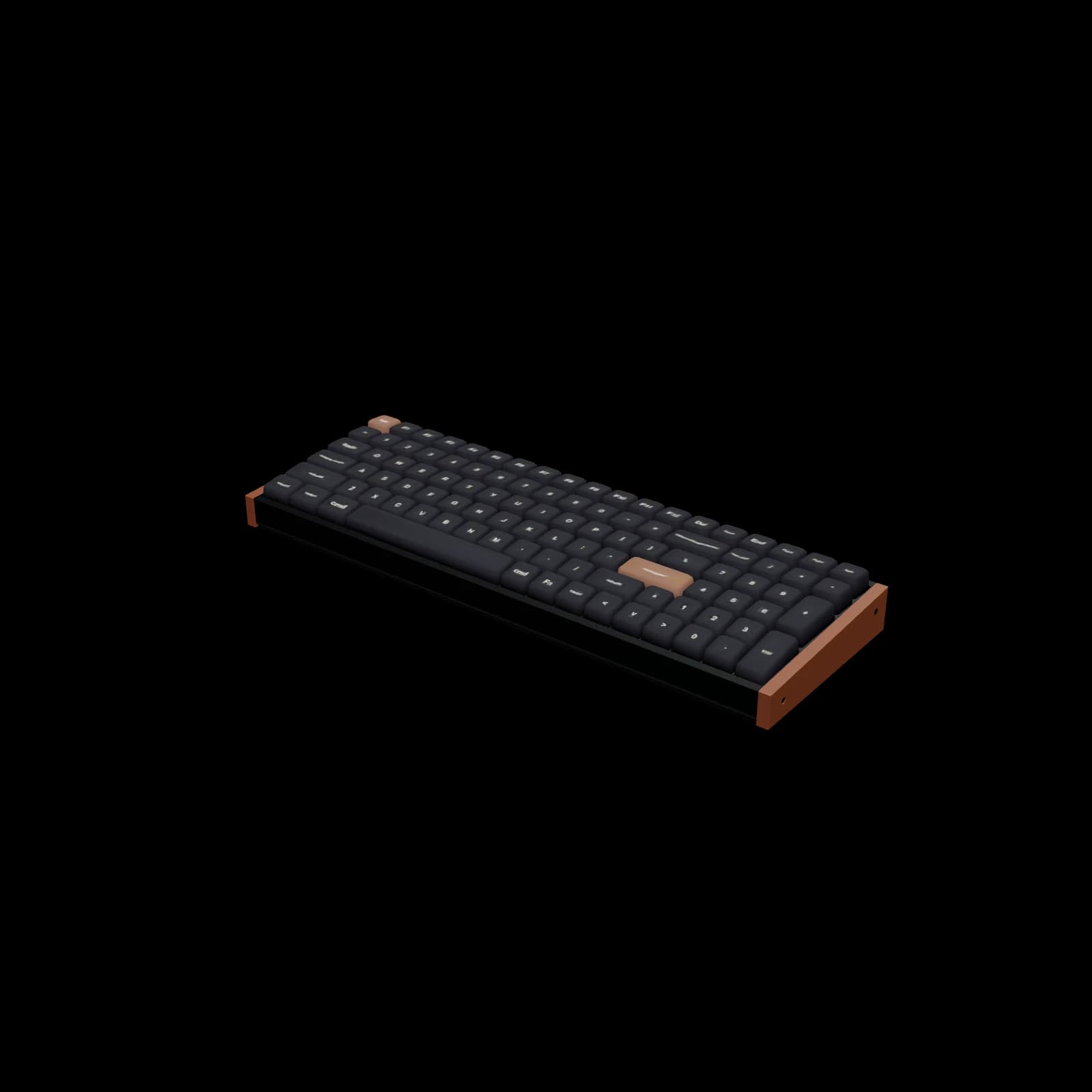Keychron K4 HE 3D 렌더