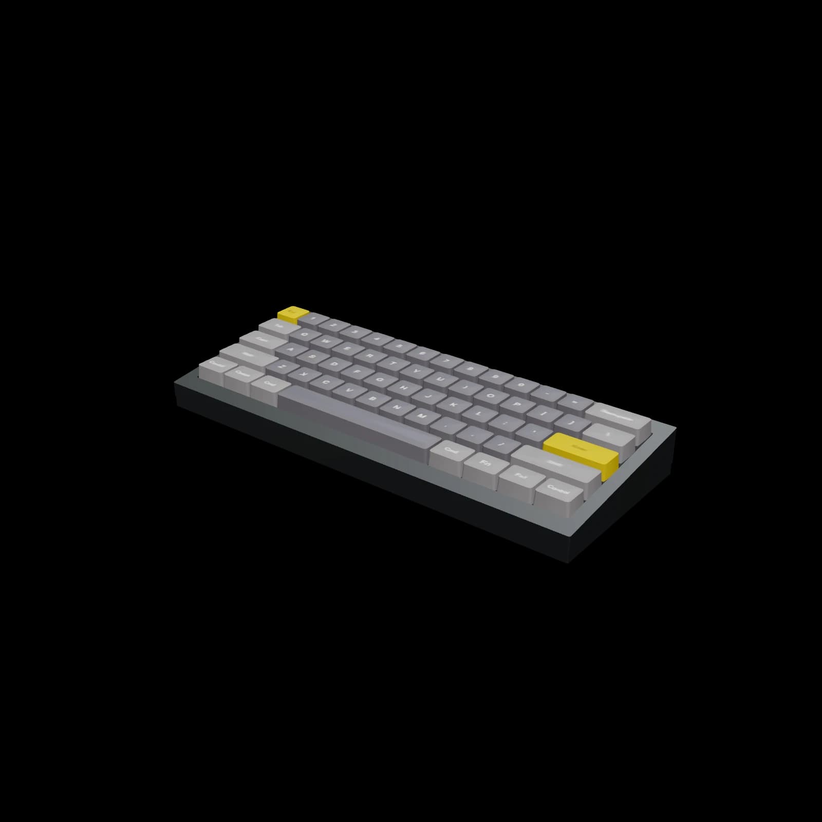Keychron Q4 3D 렌더