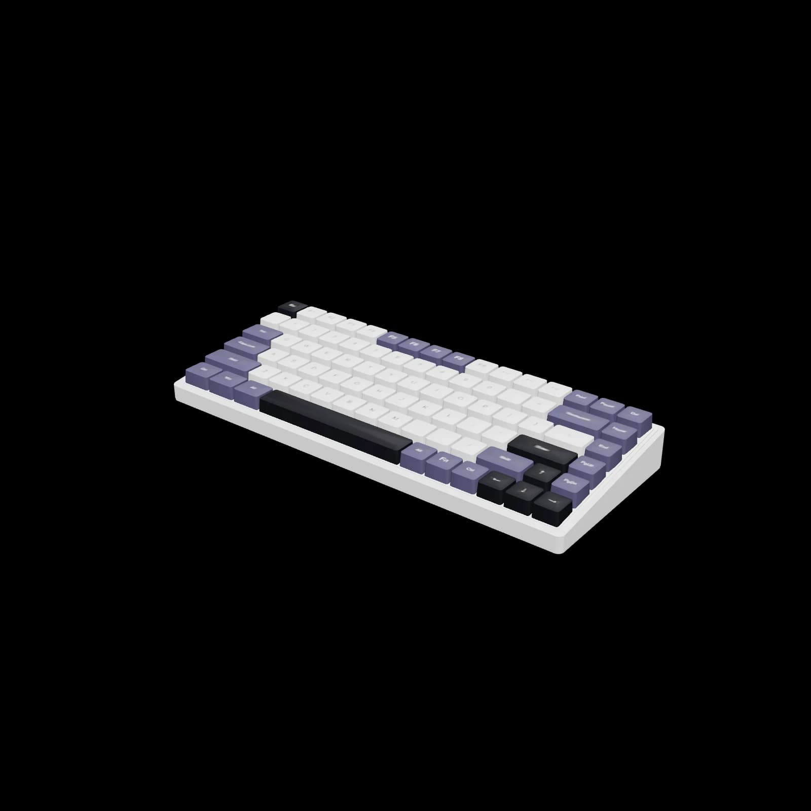 Royal Kludge C84 3D 렌더