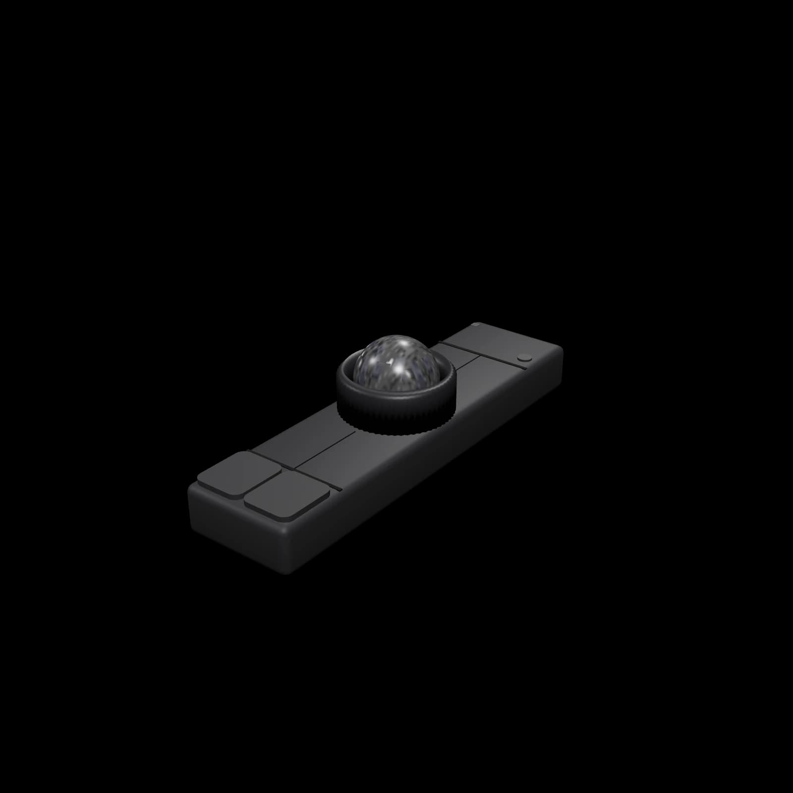 Keychron Nape Pro Wireless Trackball Mouse 3D 렌더