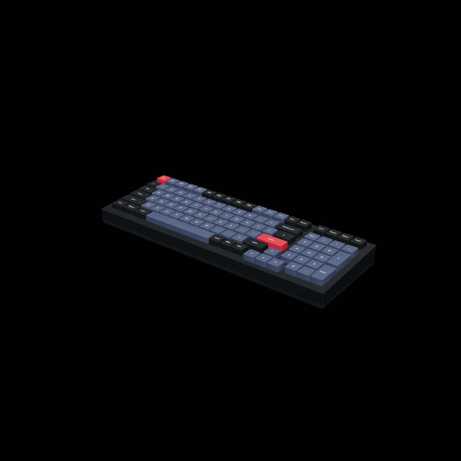 Keychron K4 Pro 3D 렌더