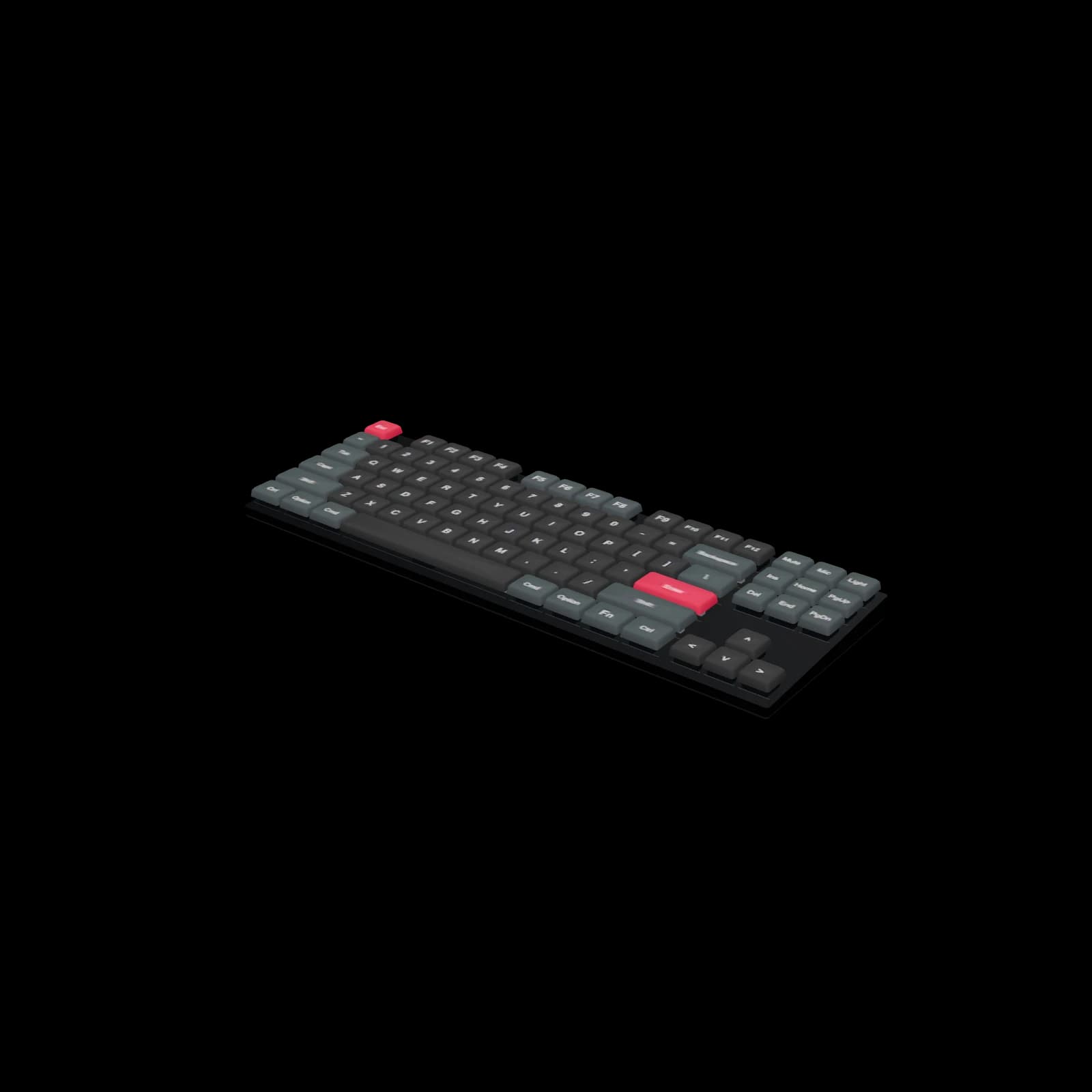 Keychron K1 Pro 3D 렌더