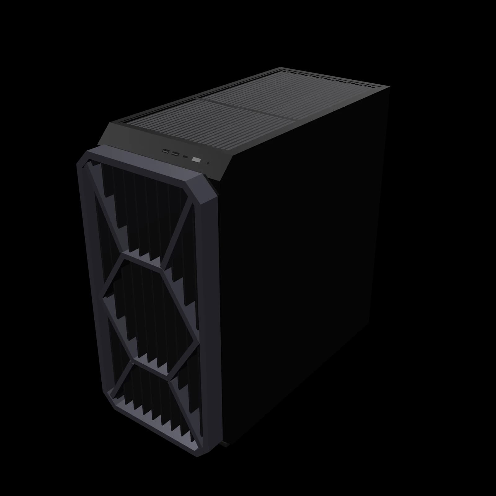 Cooler Master HAF II 500 3D 렌더