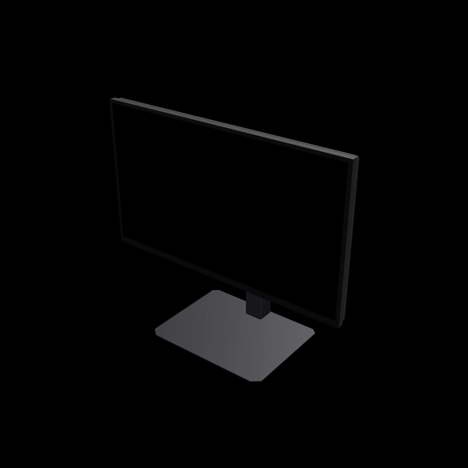 LG 27GM950B-B 3D 렌더