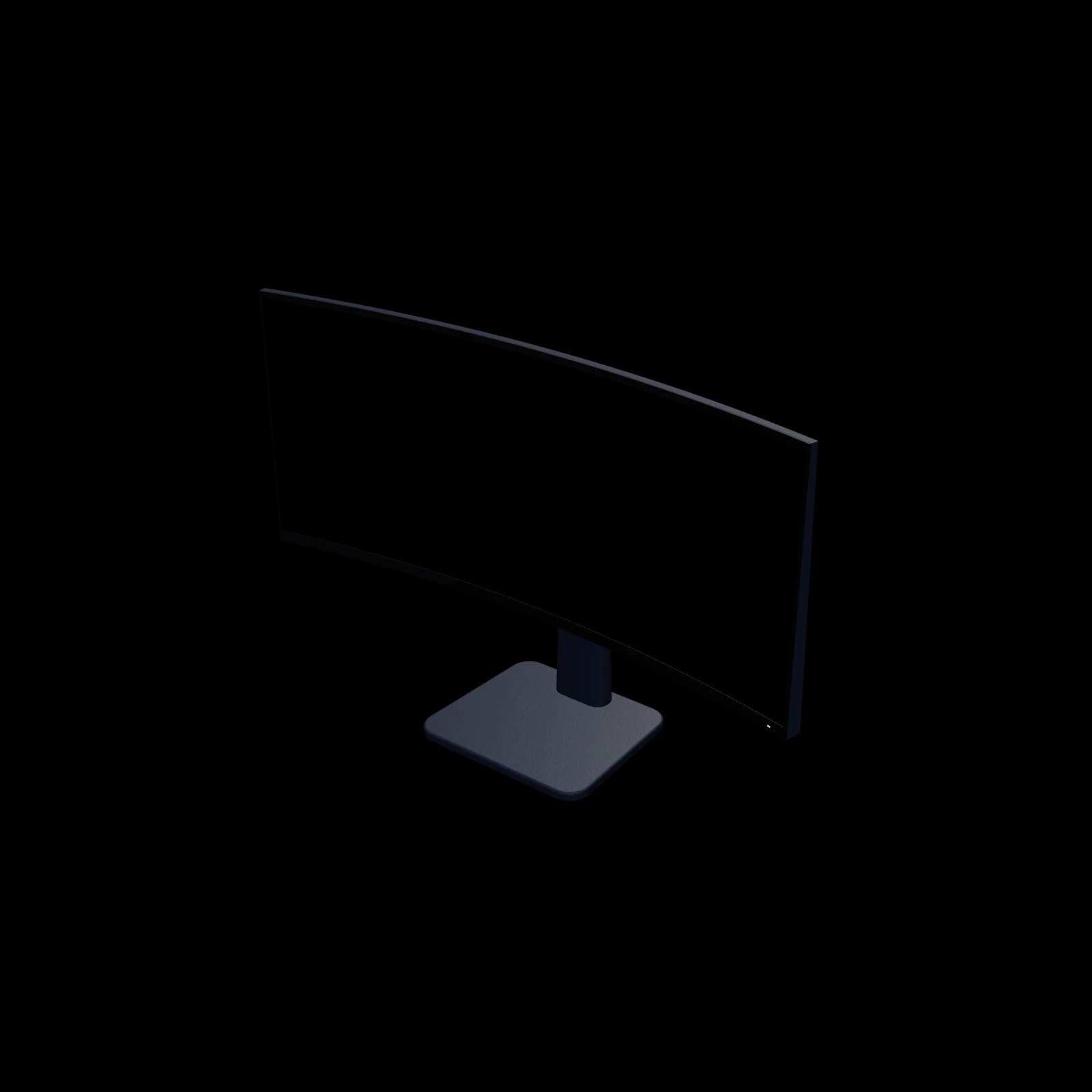 Dell Alienware AW3426DW 3D 렌더