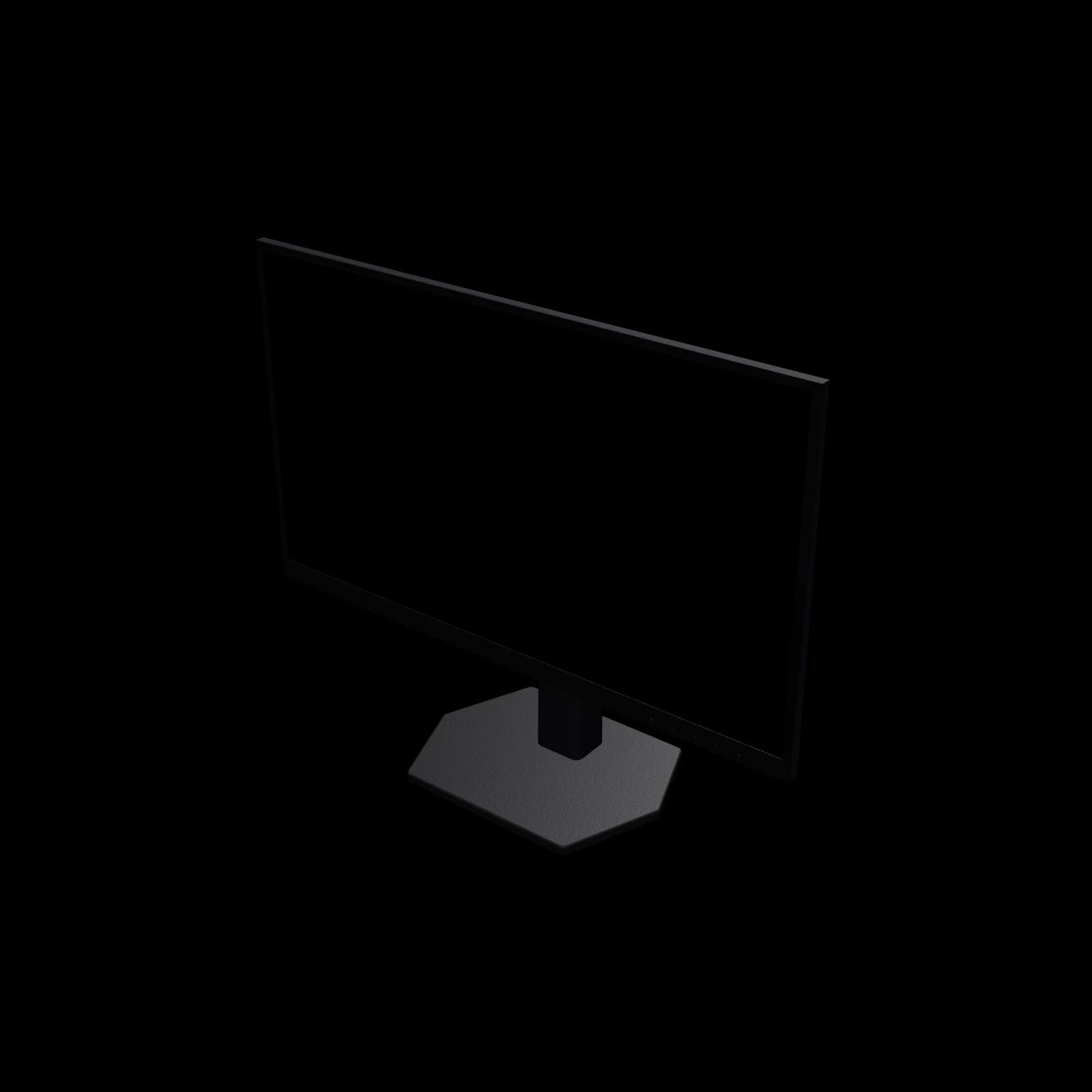 AOC Q27G40XMN 3D 렌더