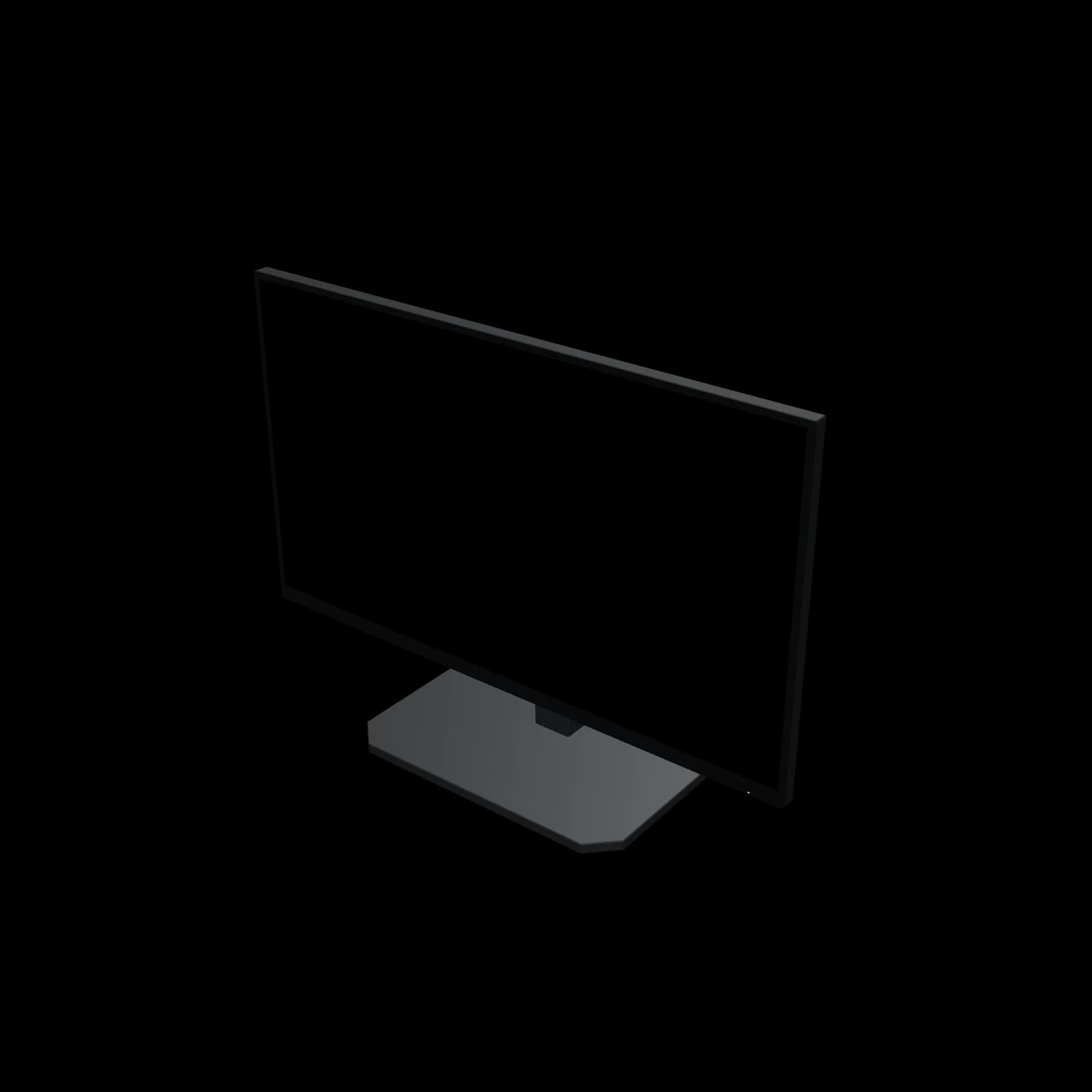 Dell SE2426HGS 3D 렌더