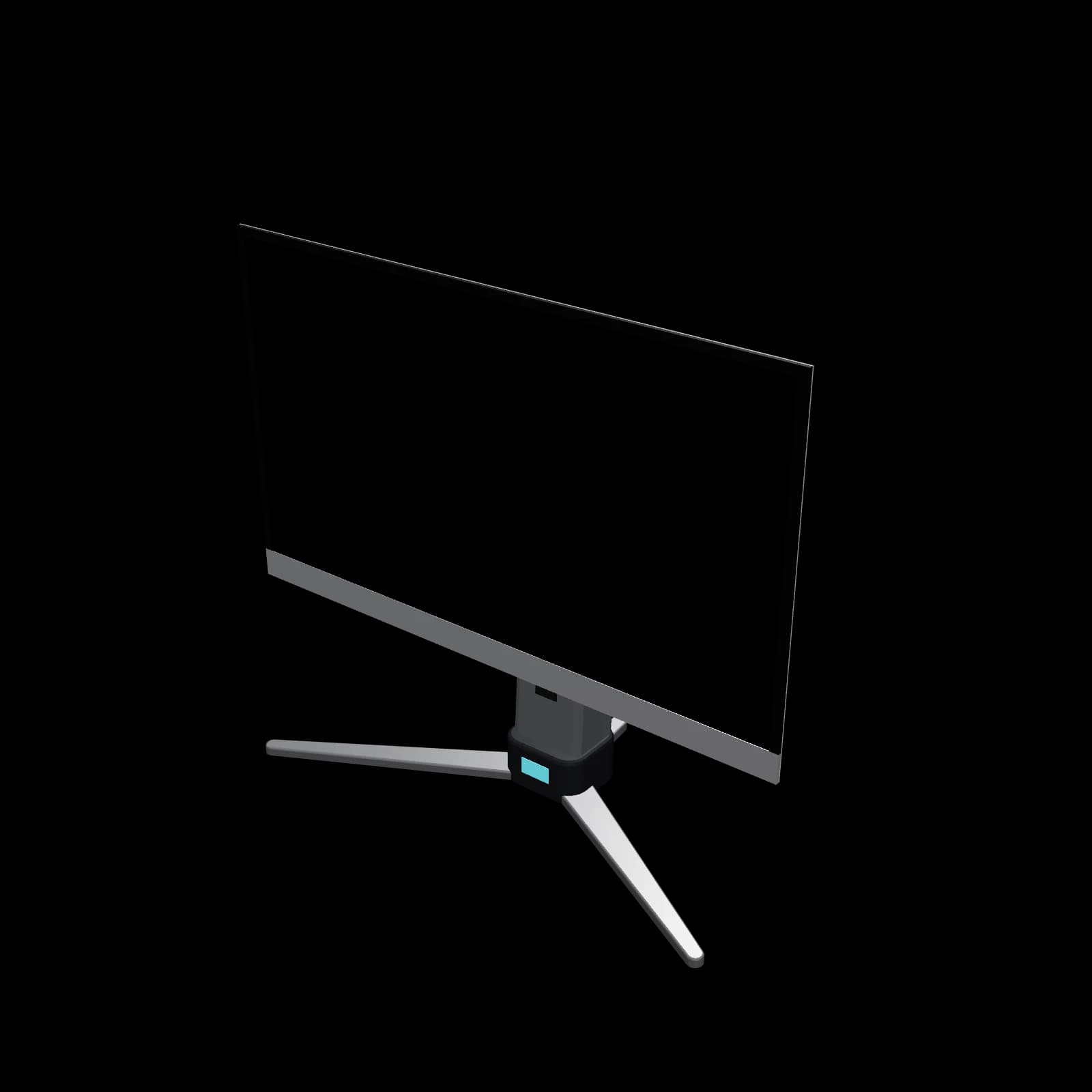 ASUS ROG Swift OLED PG27AQWP-W 3D 렌더