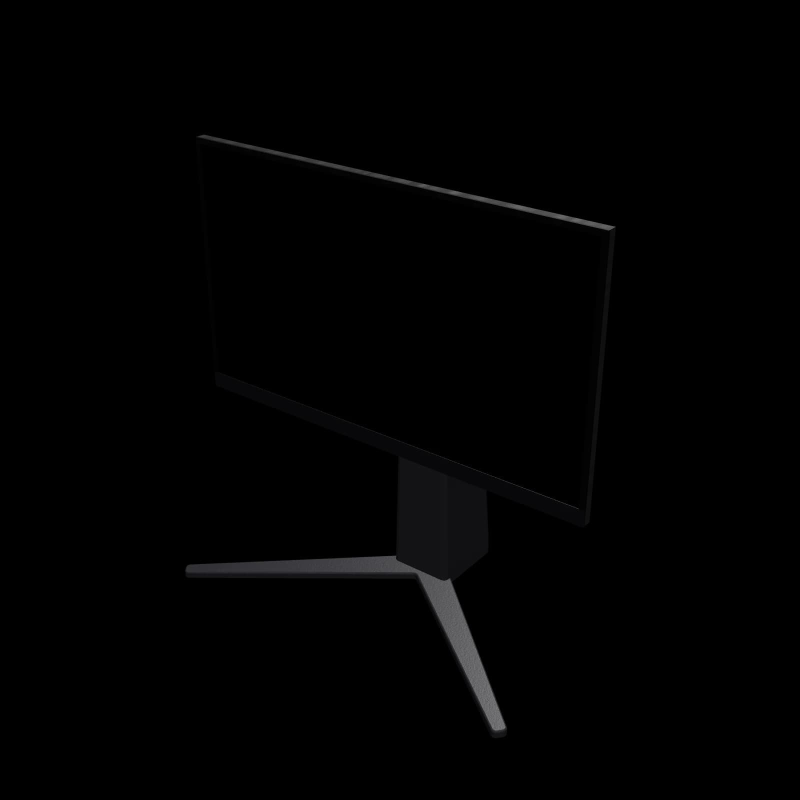 LG UltraGear 24GS65F 3D 렌더