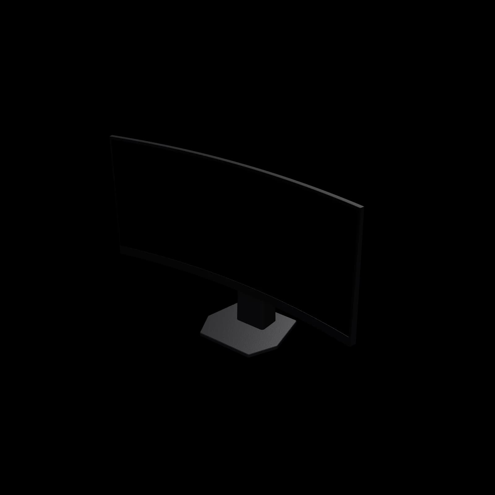 MSI MPG 341CQR QD-OLED X36 3D 렌더