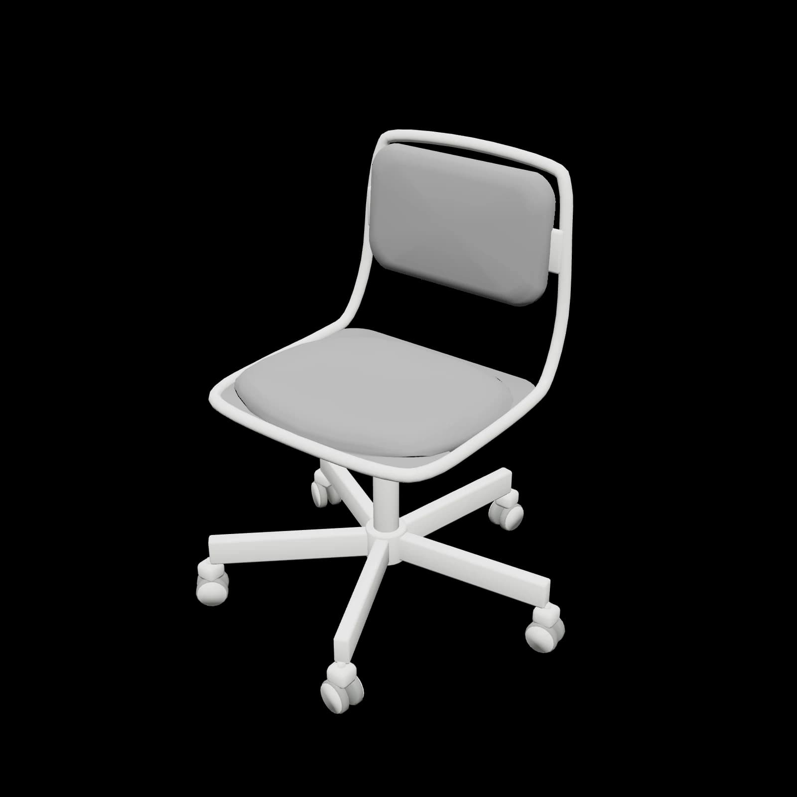 IKEA ÖRFJÄLL 외르피엘 회전의자 3D 렌더