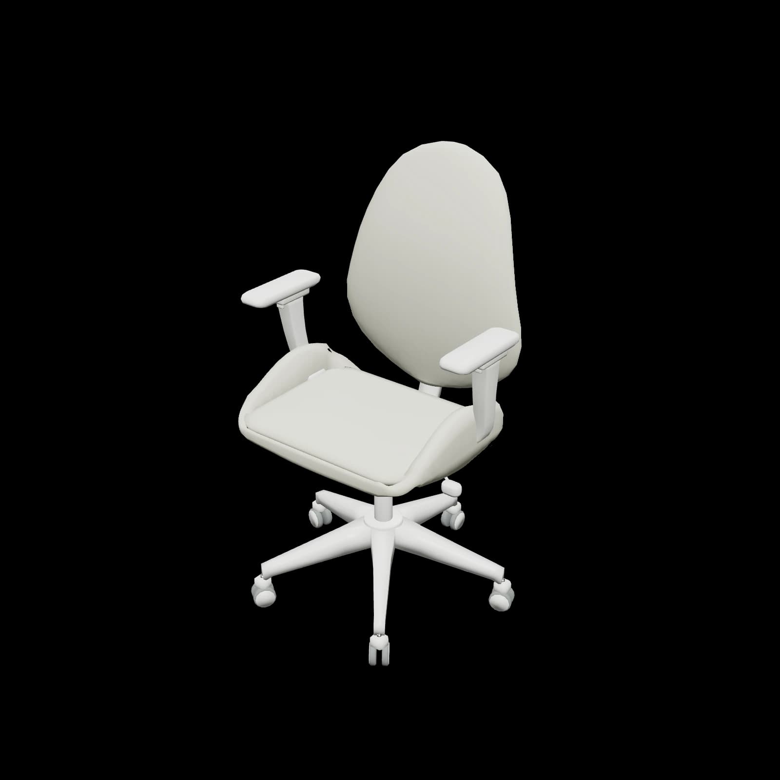 IKEA HATTEFJÄLL 하테피엘 사무용 팔걸이의자 3D 렌더