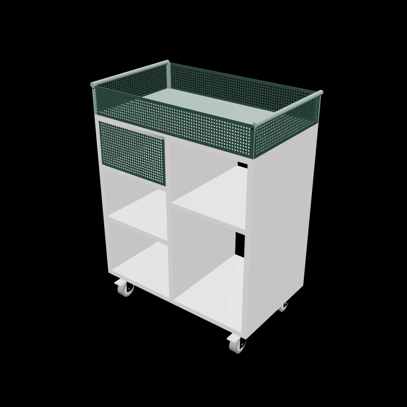IKEA ÖVNING 외브닝 트롤리 3D 렌더
