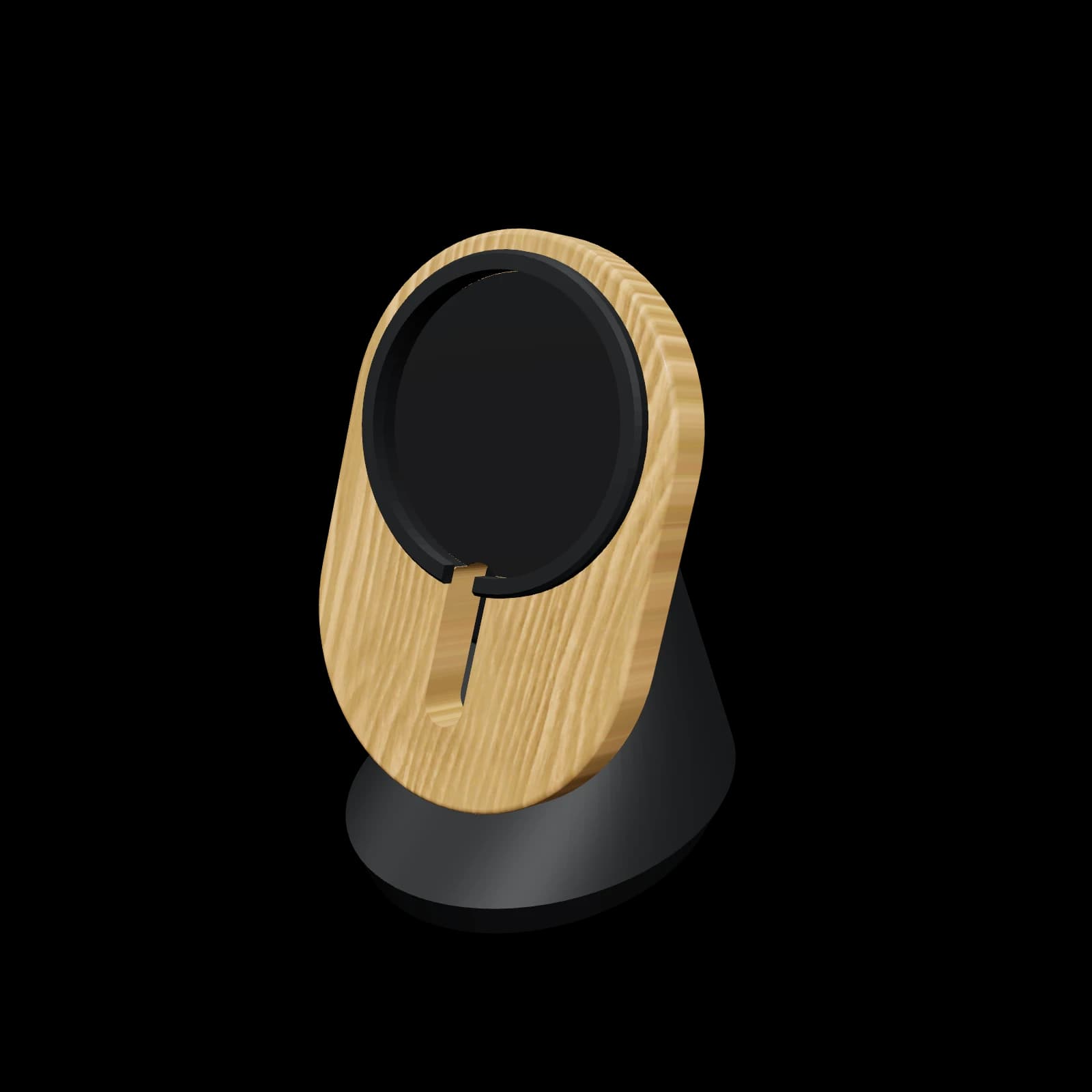 Oakywood MagSafe iPhone Stand 3D 렌더