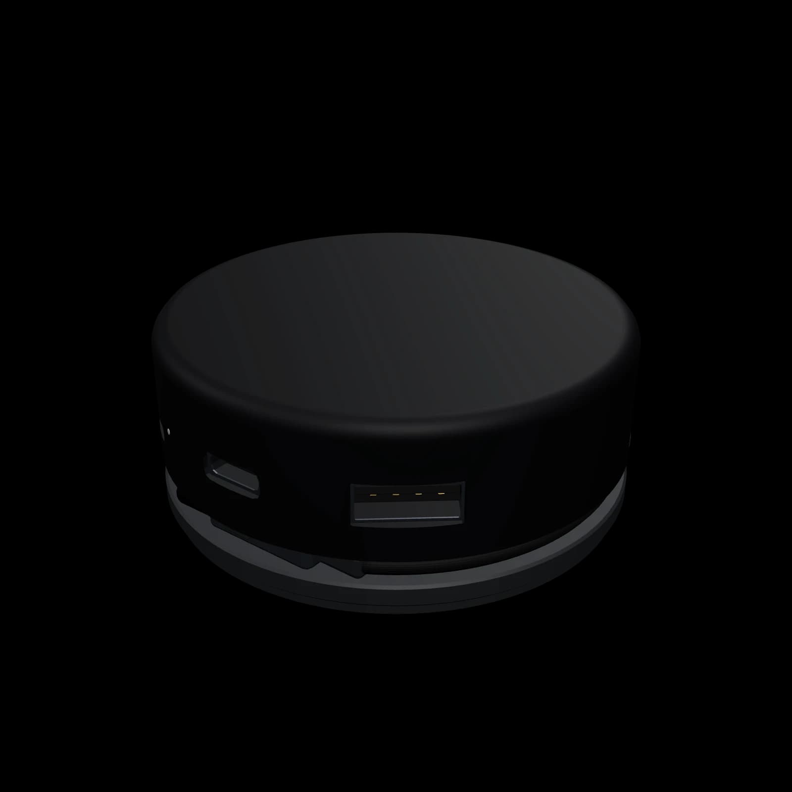 Satechi OntheGo 7-in-1 Multiport Adapter 3D 렌더