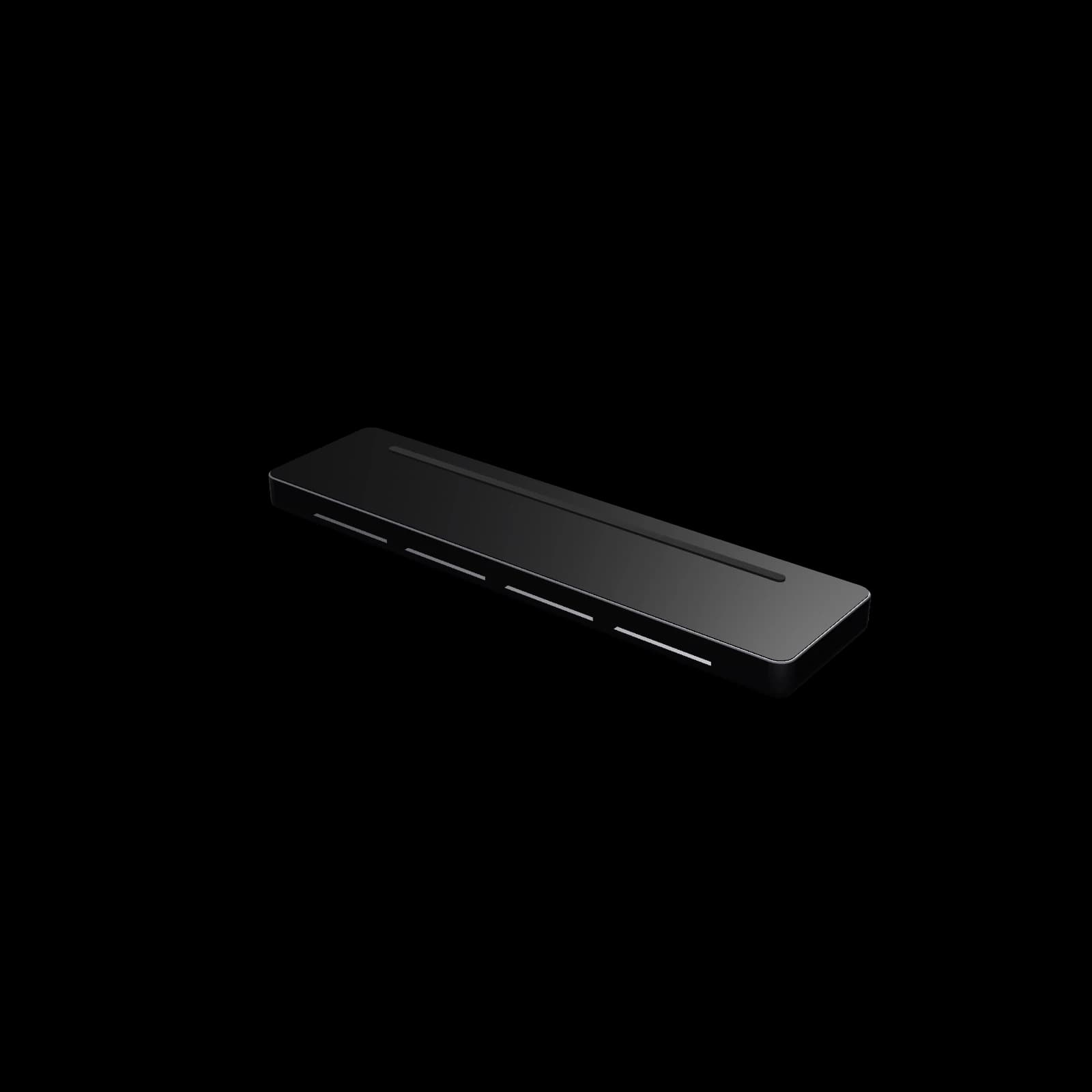 Satechi Dual Dock Stand - Docking Station with NVMe SSD Enclosure 3D 렌더