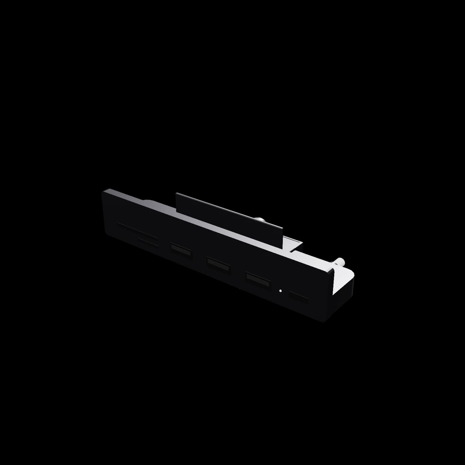 Satechi USB-C Clamp Hub for 24-inch iMac 3D 렌더