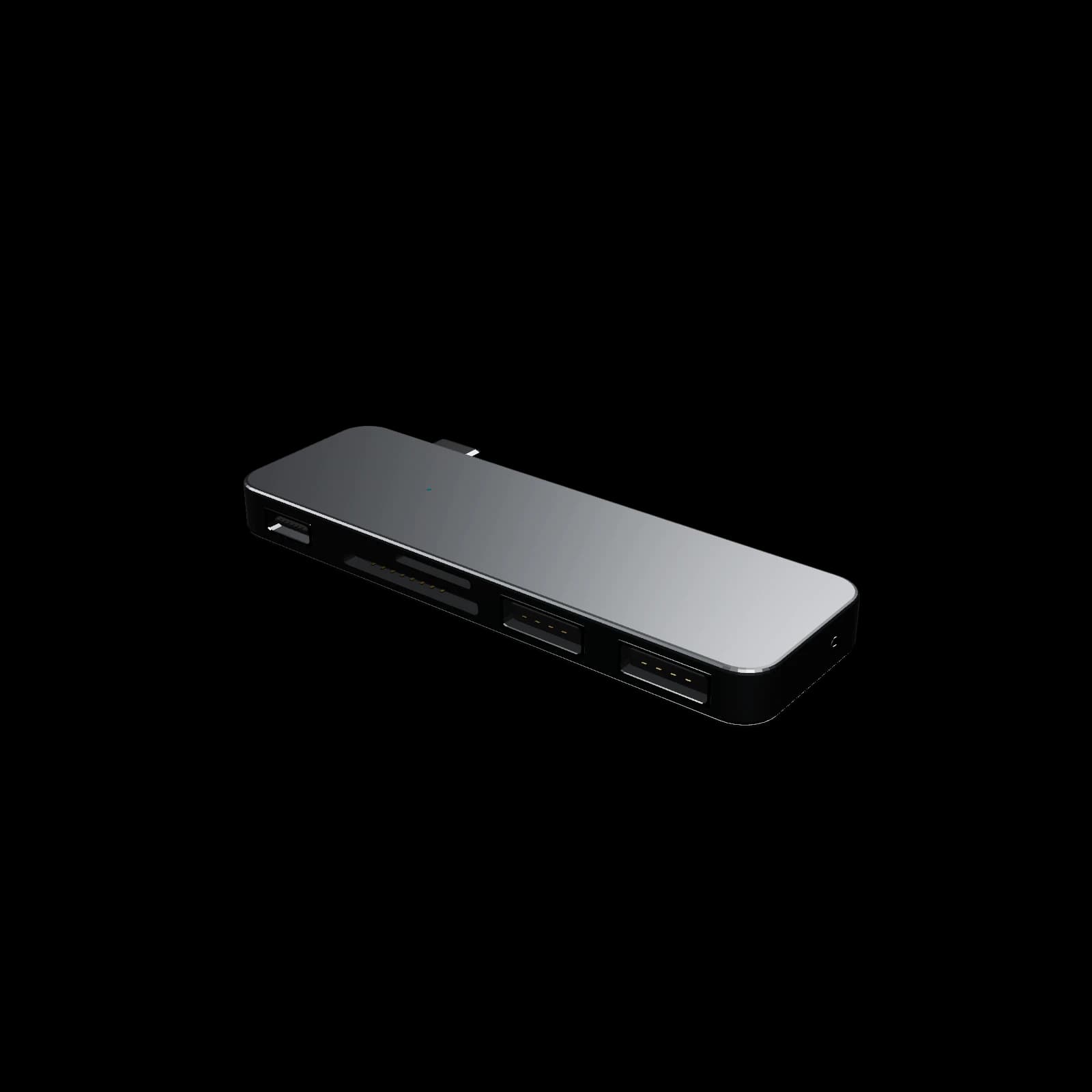 Satechi Type-C Pass-Through USB Hub 3D 렌더