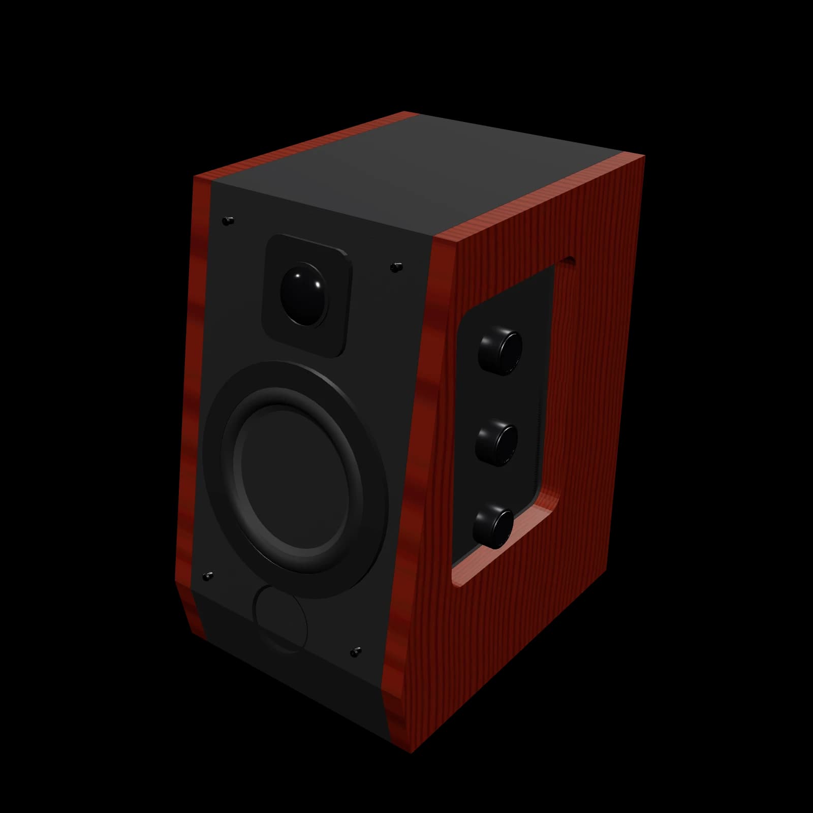 Edifier R1700BTs 3D 렌더