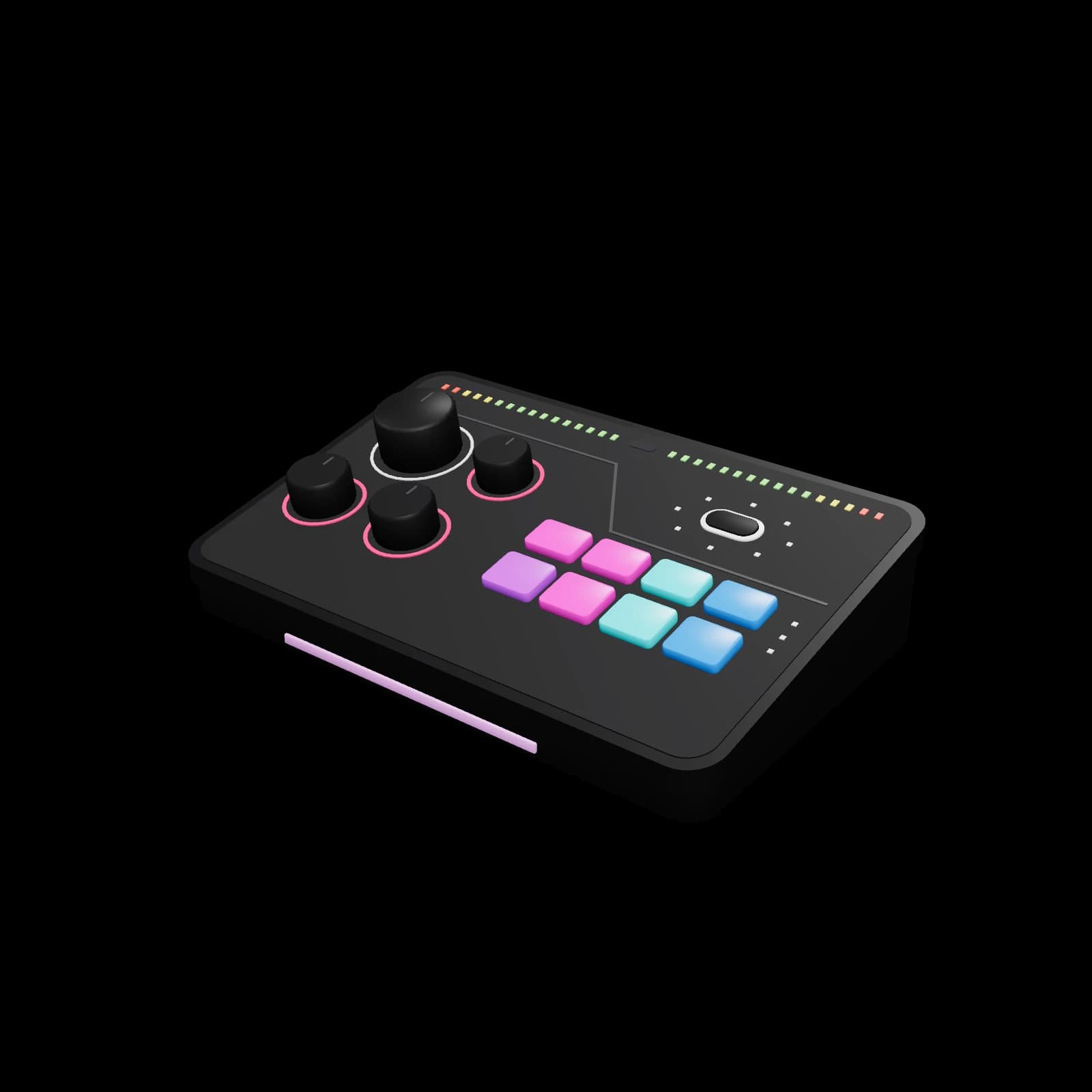 FIFINE AmpliGame SC8 3D 렌더