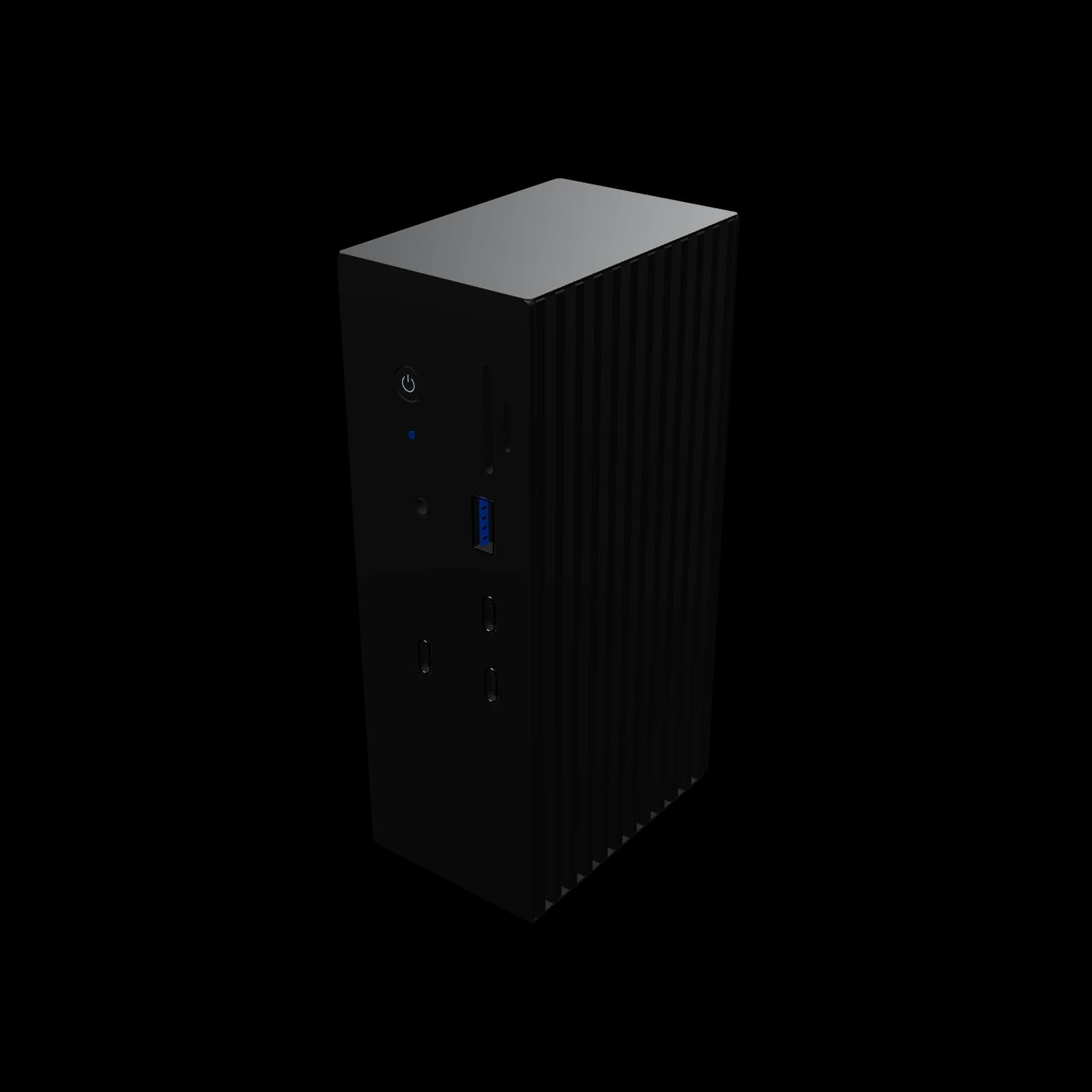 Plugable TBT-UDH2 Thunderbolt 5 Docking Station 3D 렌더