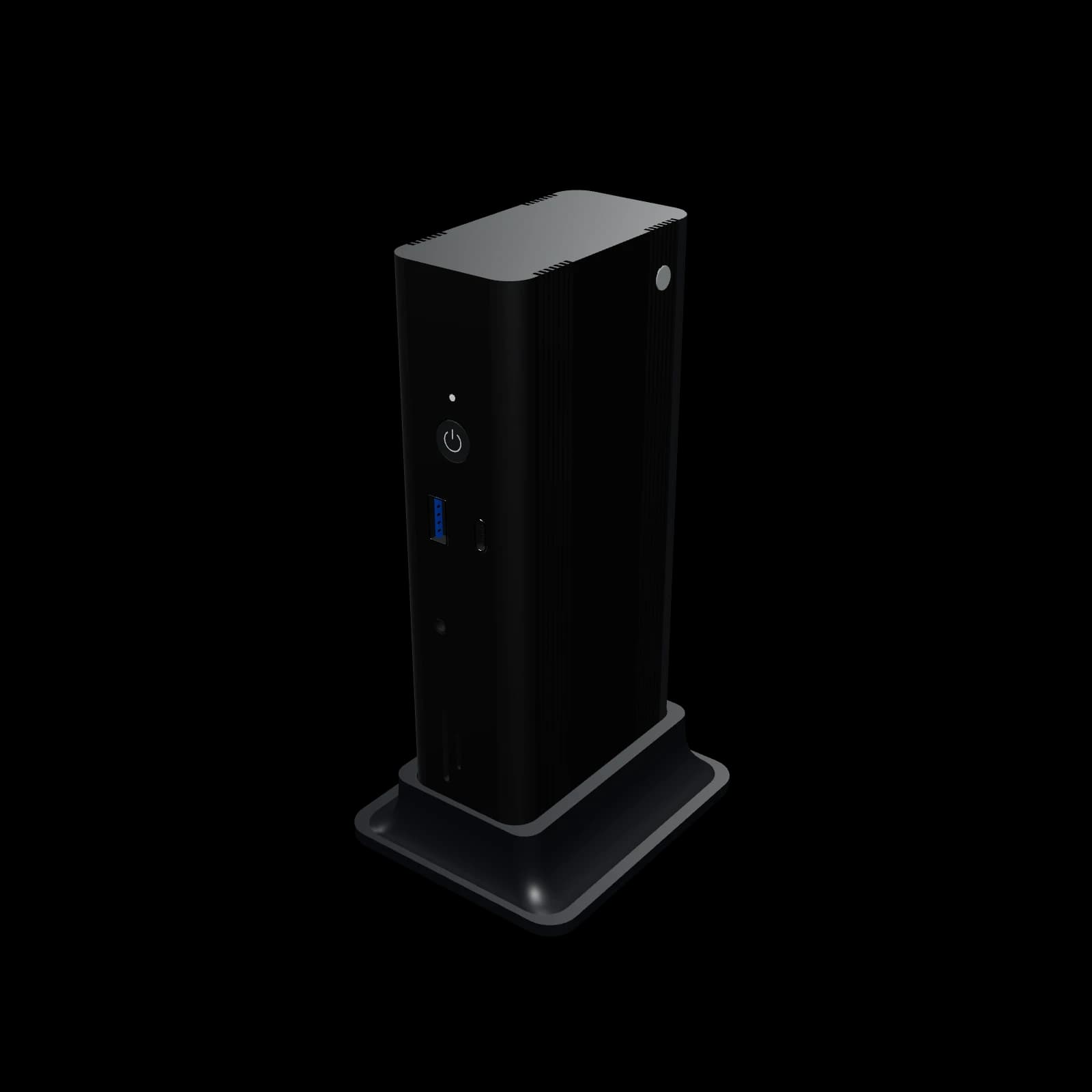 Plugable TBT-UDT3 Thunderbolt 5 Dock 3D 렌더