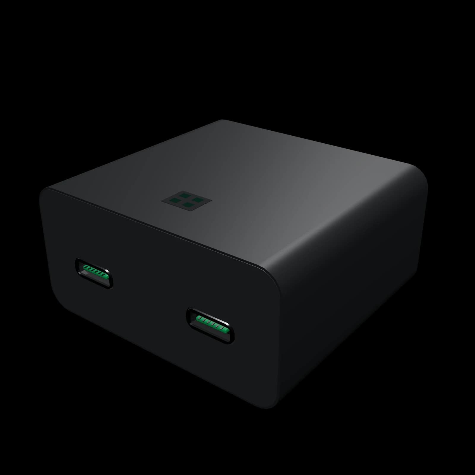 Plugable PS-40C2B 3D 렌더