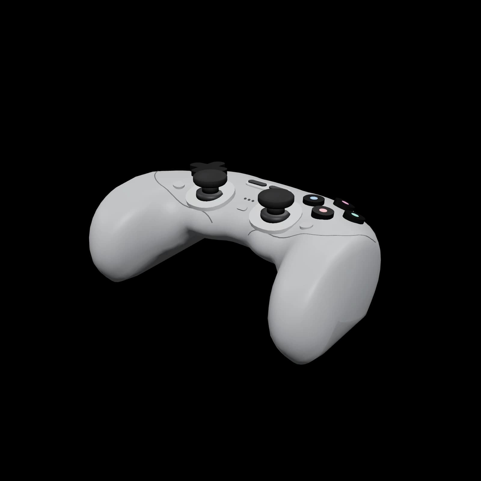 8BitDo Pro 3 Bluetooth Gamepad 3D 렌더