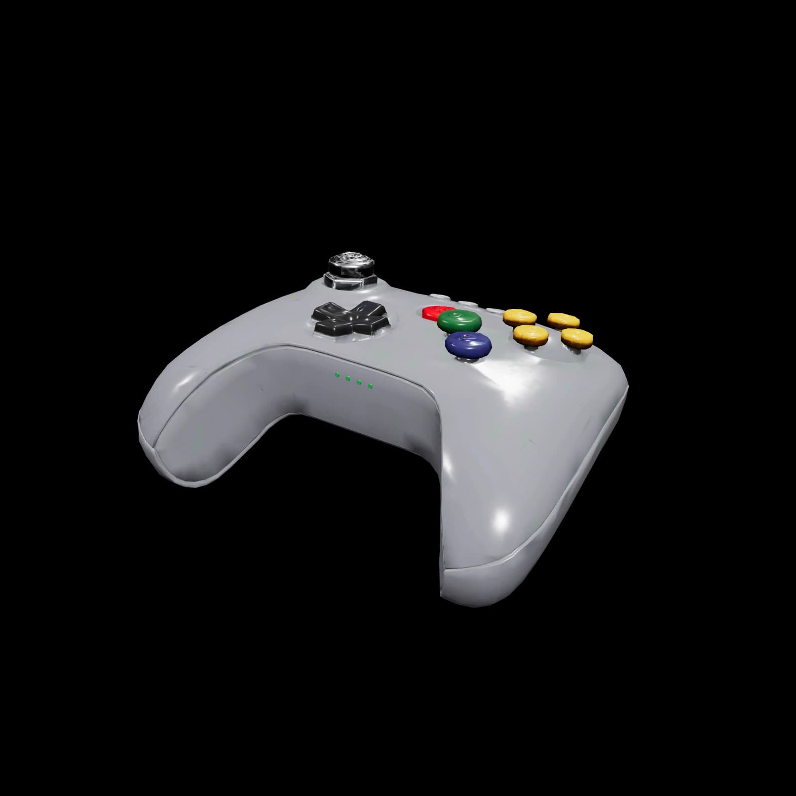 8BitDo 64 Bluetooth Controller 3D 렌더