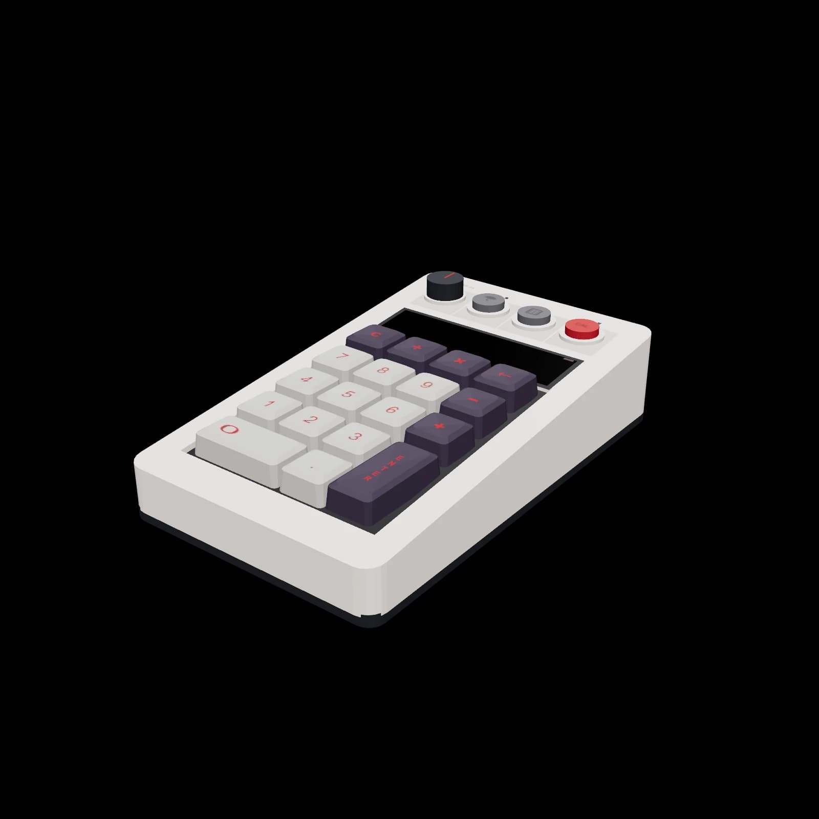 8BitDo Retro 18 Mechanical Numpad 3D 렌더