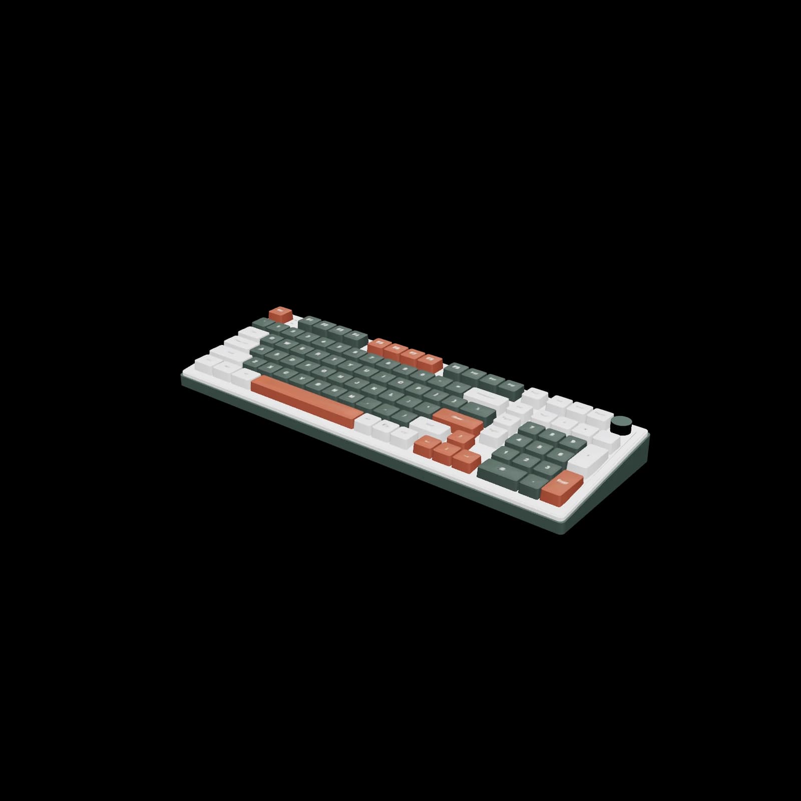 Royal Kludge C98 3D 렌더