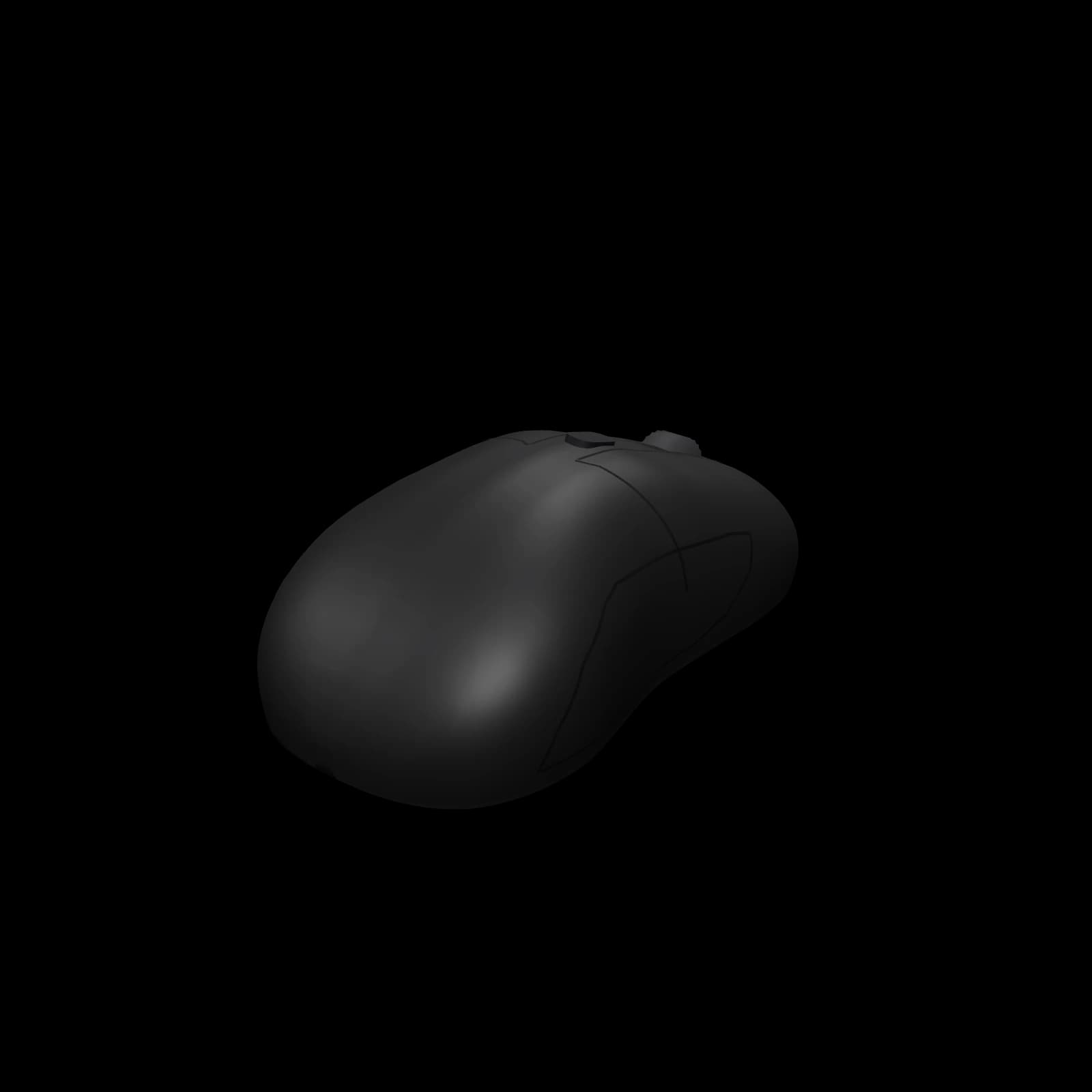 Keychron M3 Wireless Mouse 3D 렌더
