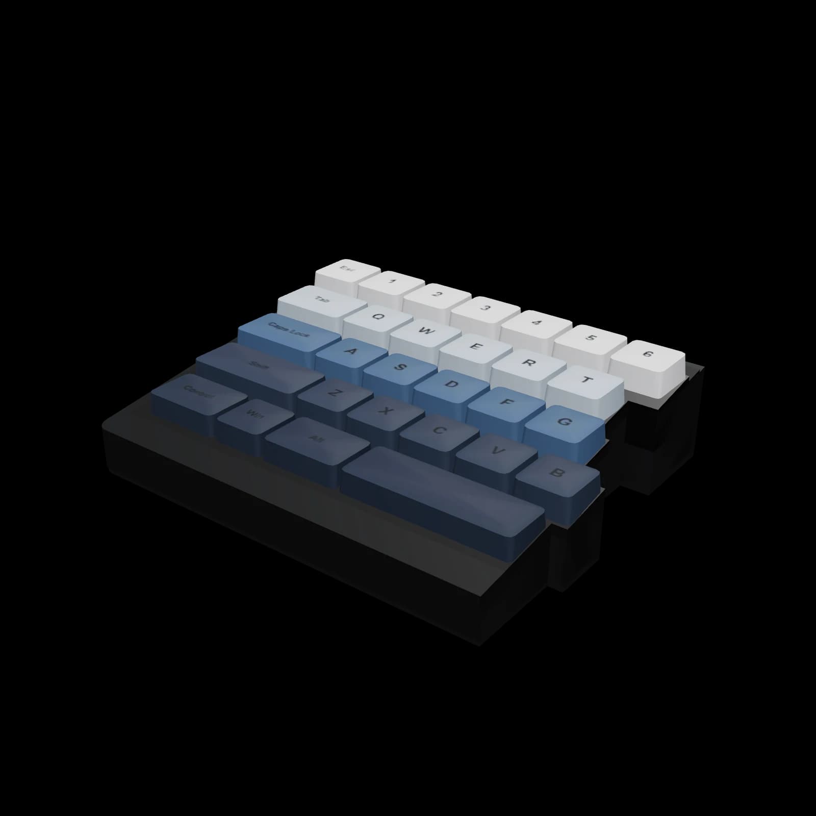 EPOMAKER Split 65 3D 렌더